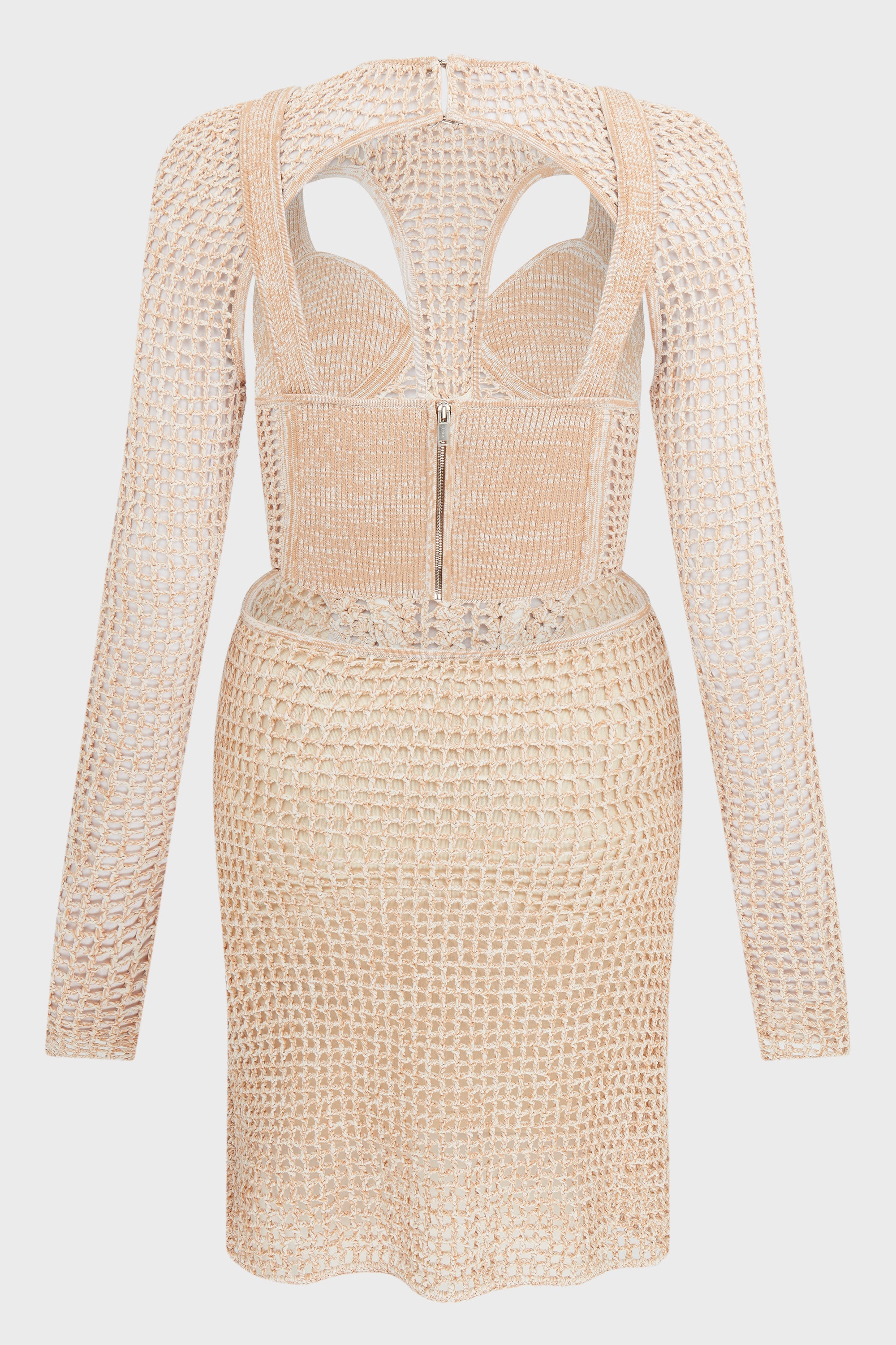 STIRRUP CROCHET MINI DRESS