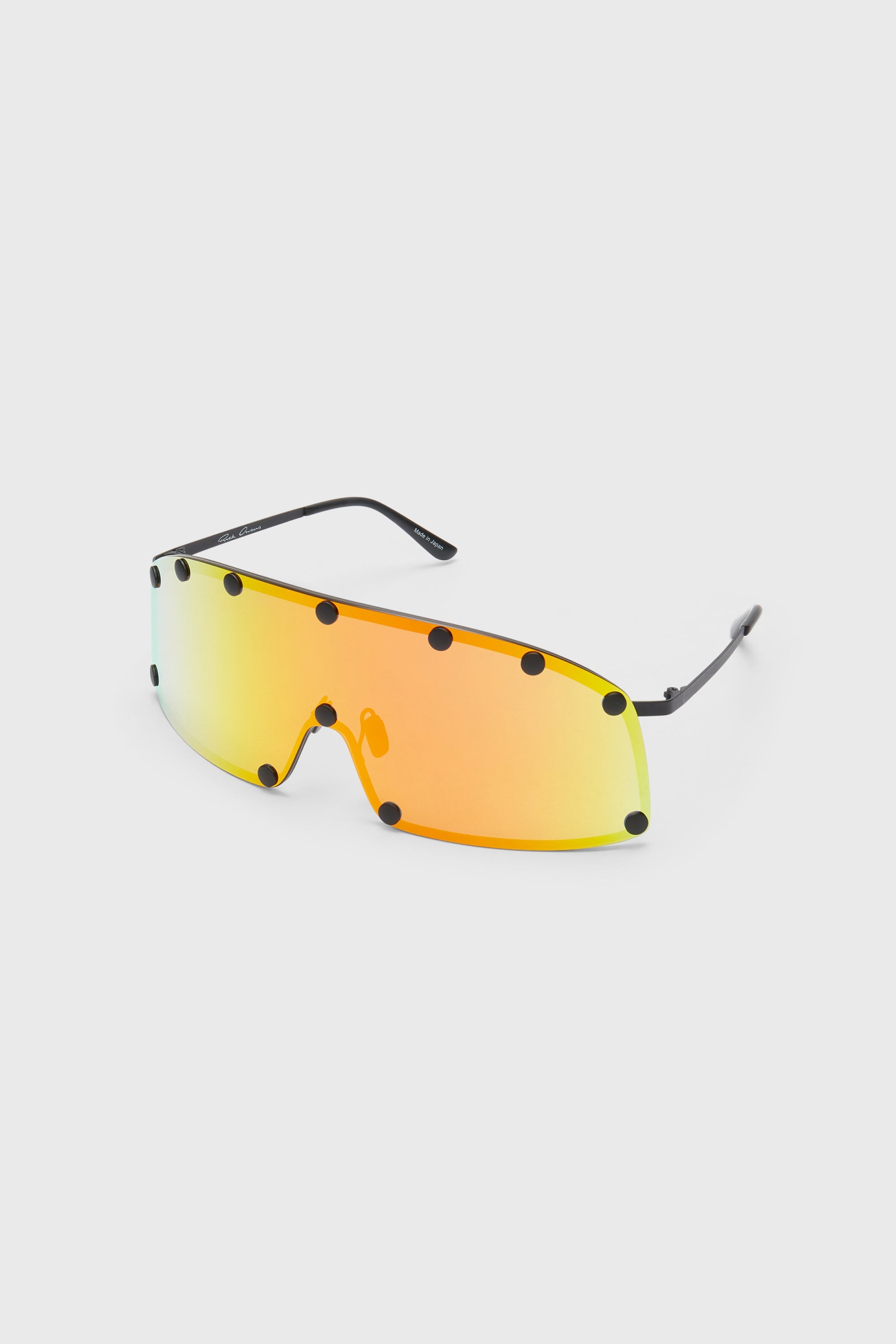 SUNGLASSES SHIELDING BLK TEMPLE/RAINBOW LENS