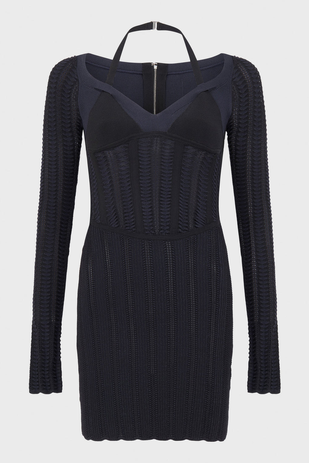 SNAKESKIN COLUMN CORSET DRESS