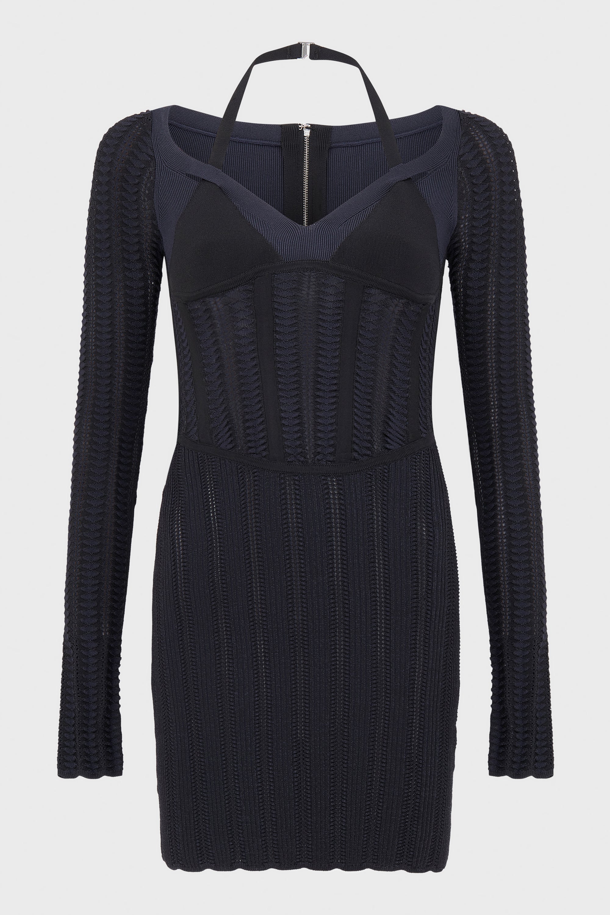 SNAKESKIN COLUMN CORSET DRESS