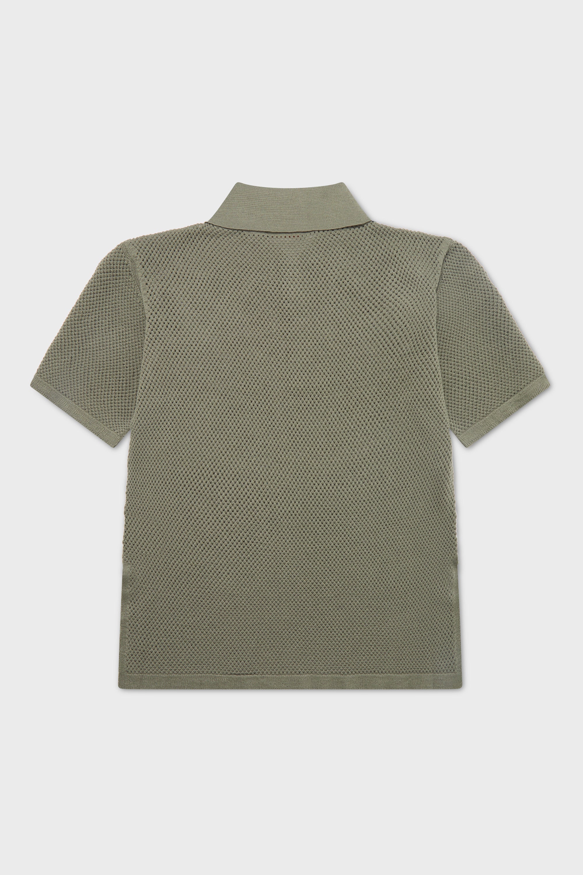UNISEX NET POLO KNIT