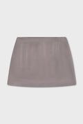 CHARMEUSE MINI SKIRT ASH GREY