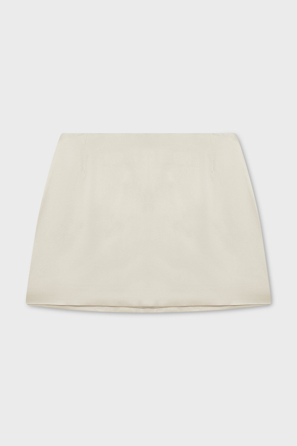 CHARMEUSE MINI SKIRT WARM SILVER