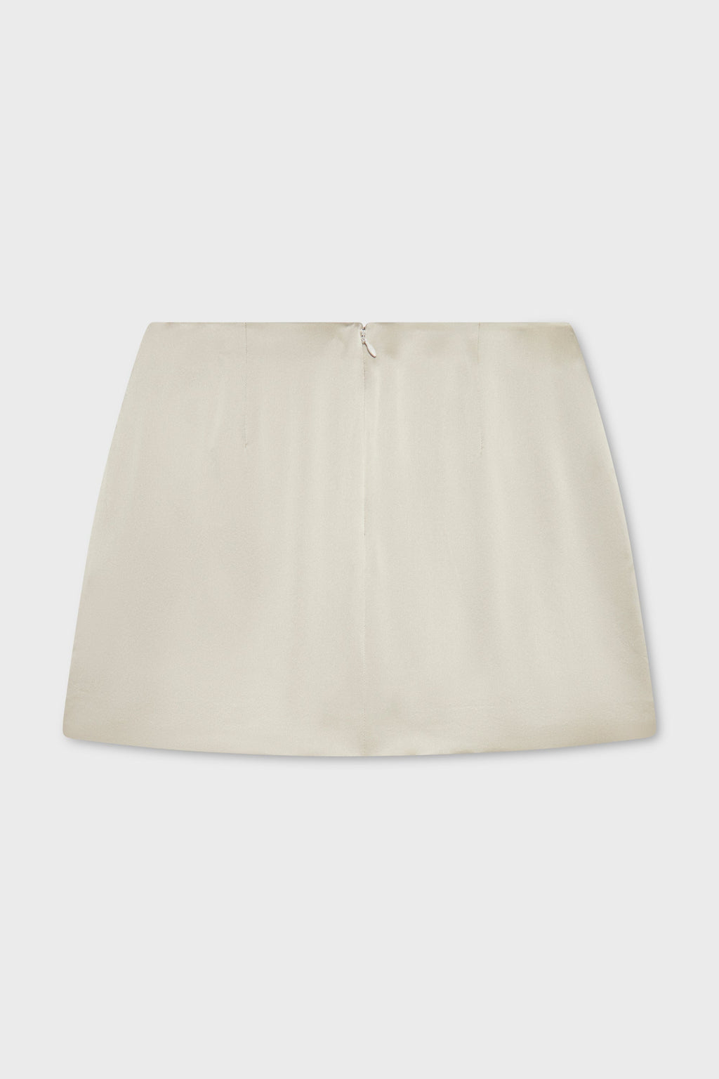 CHARMEUSE MINI SKIRT WARM SILVER