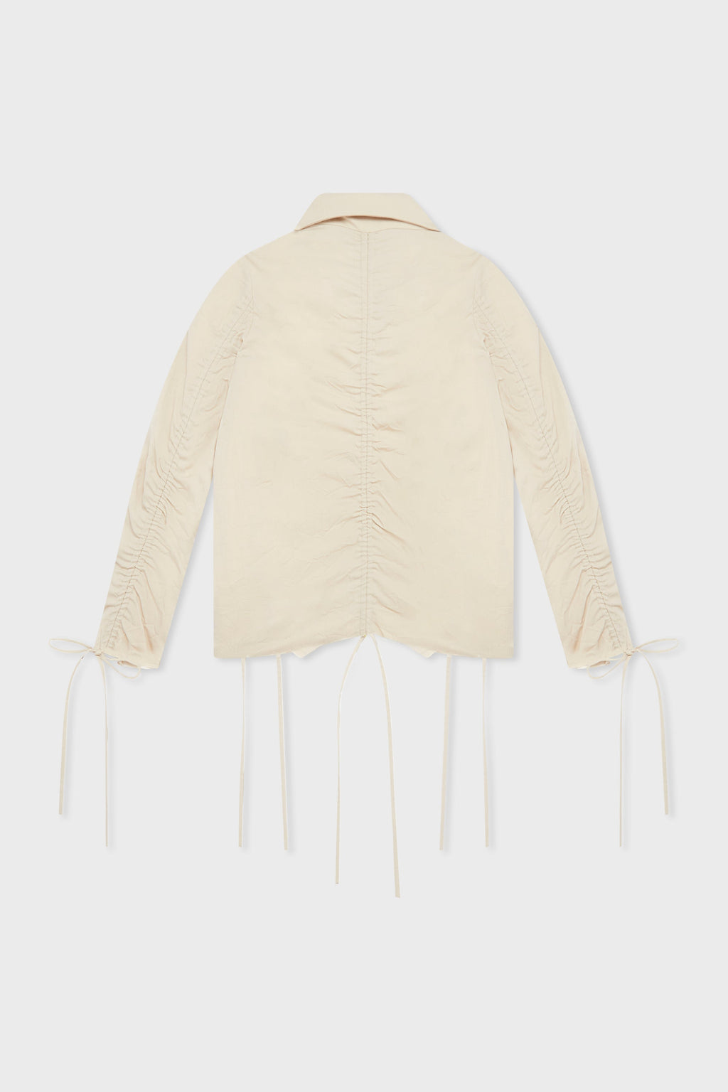 CRINKLE GATHERS BLAZER