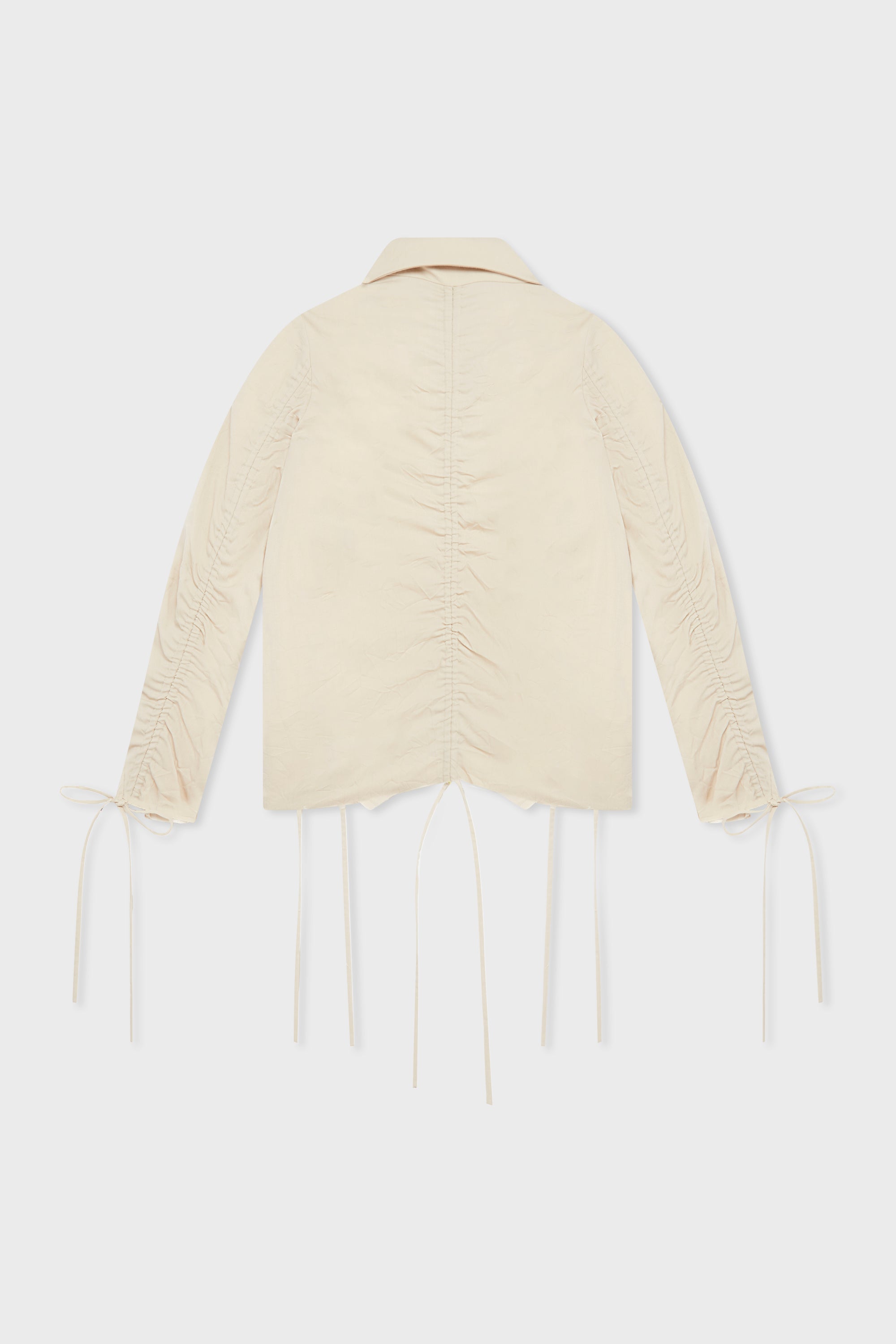 CRINKLE GATHERS BLAZER