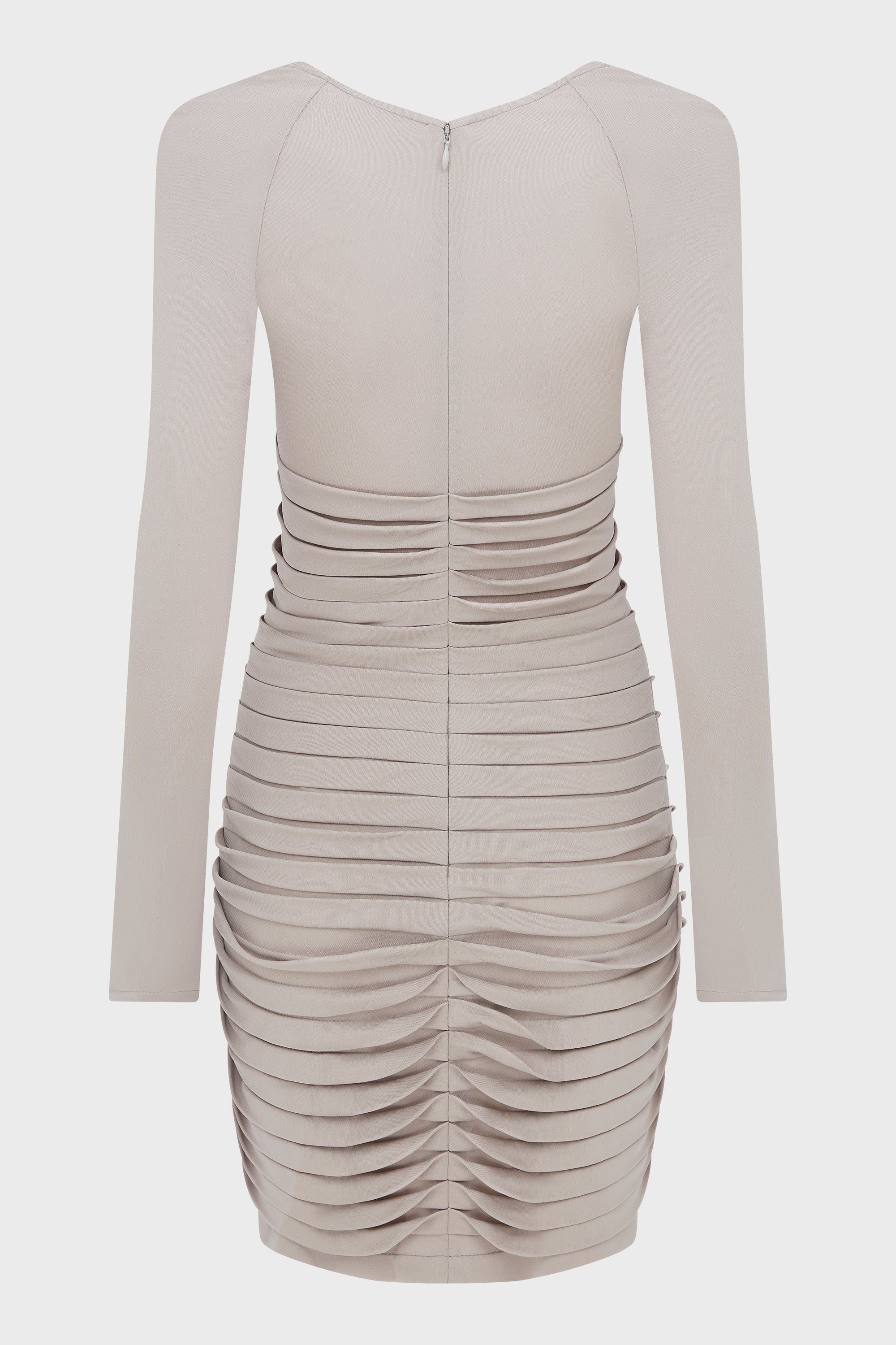 VENTRAL BONED LS MINI DRESS