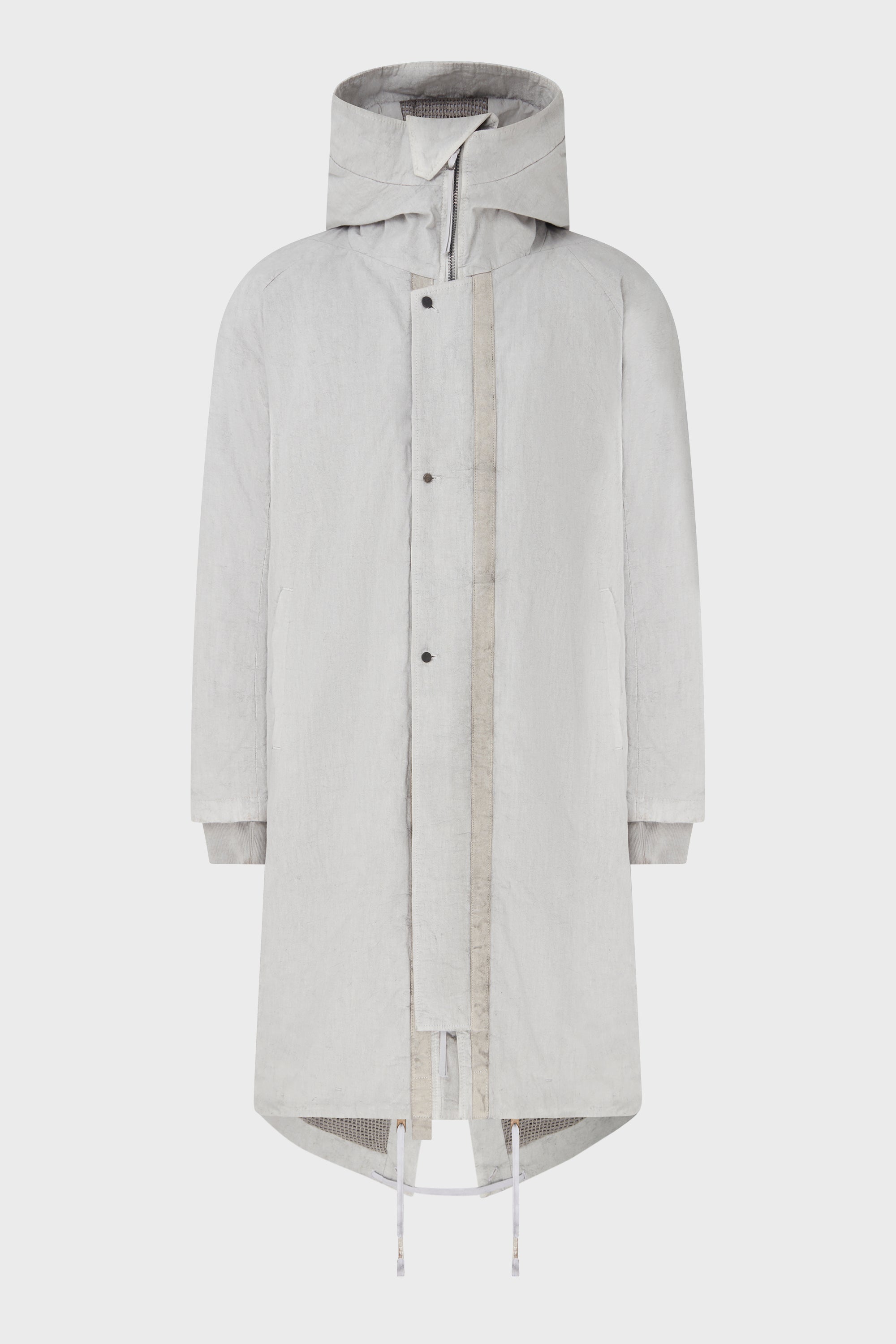 PARKA FISHTAIL LT GREY