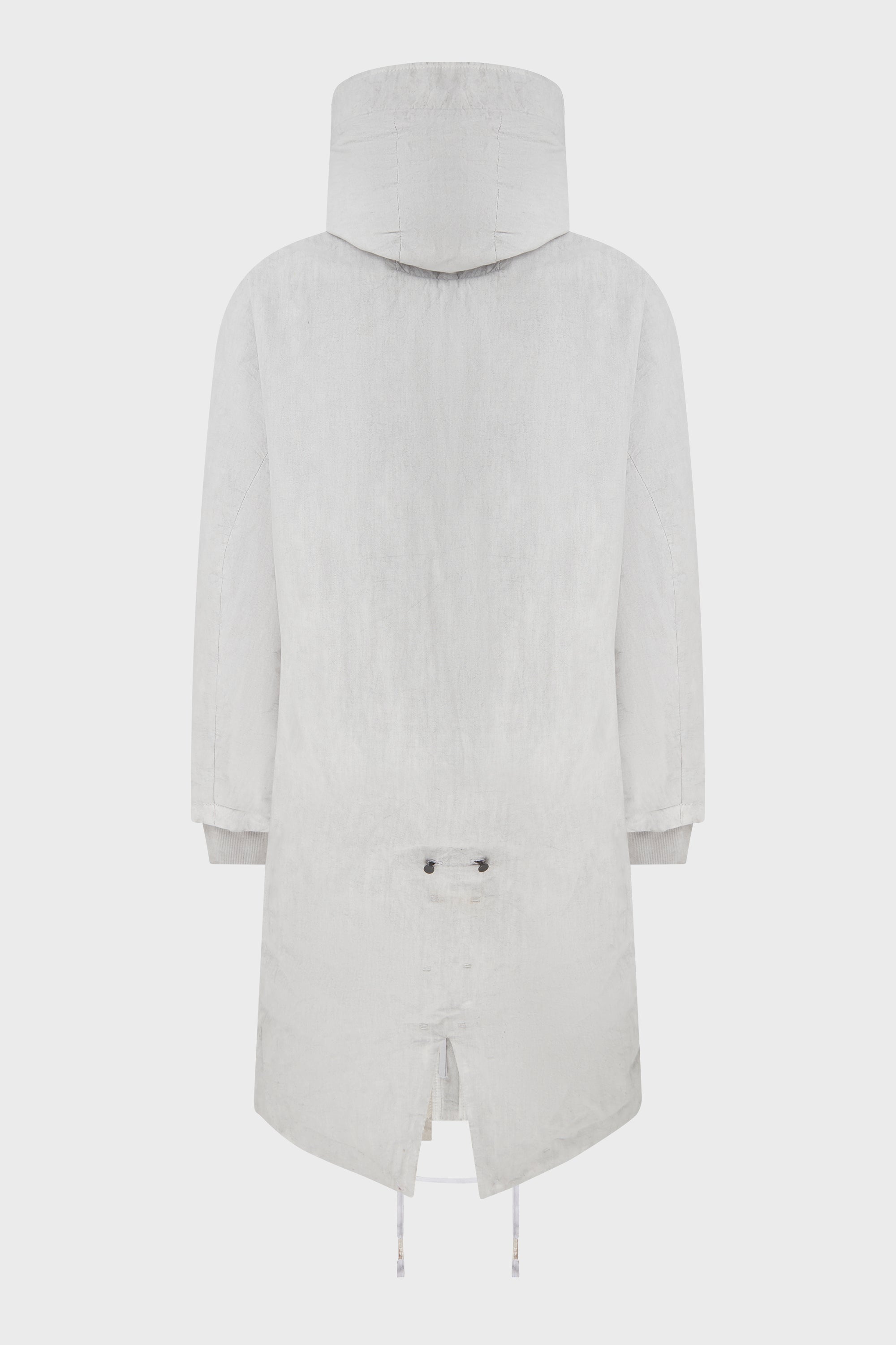 PARKA FISHTAIL LT GREY