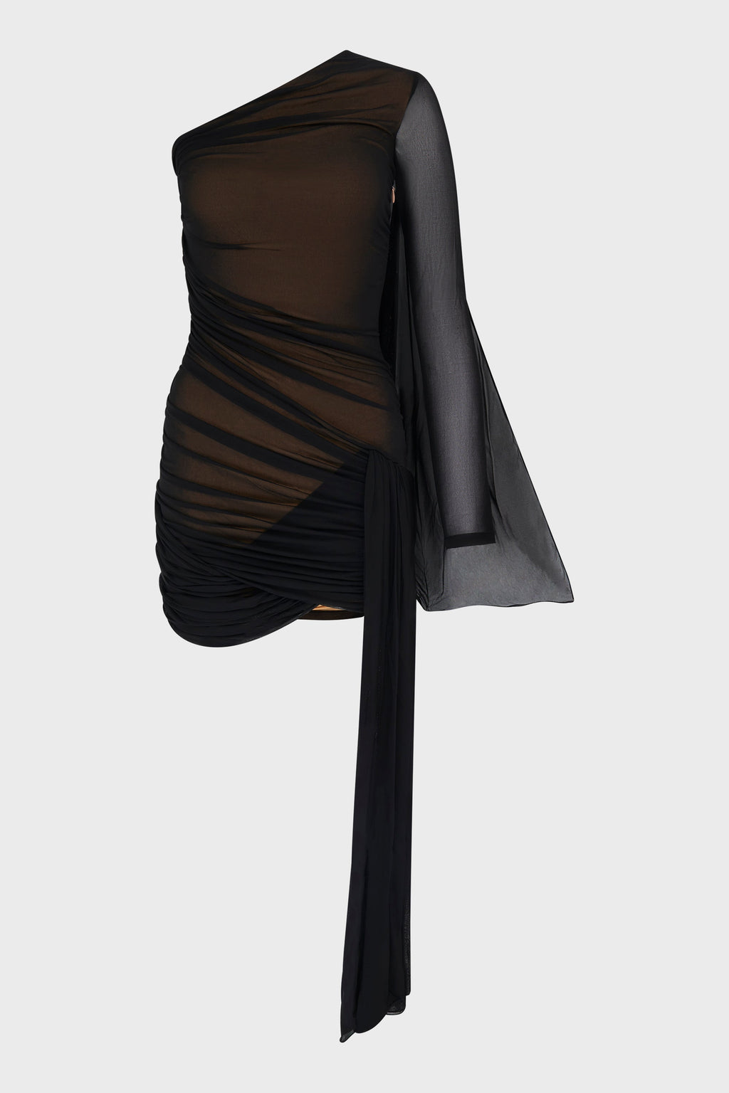 HOSIERY DRAPED DRESS