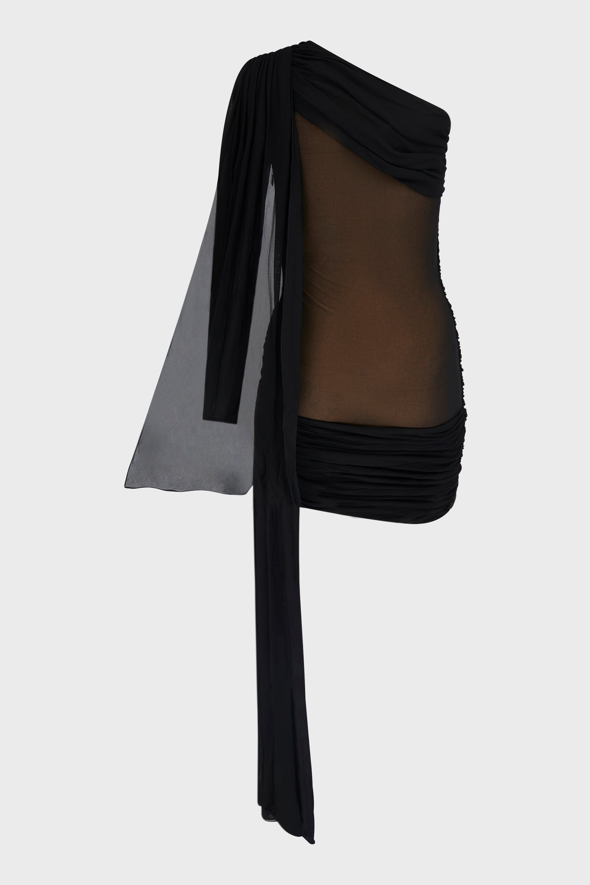 HOSIERY DRAPED DRESS