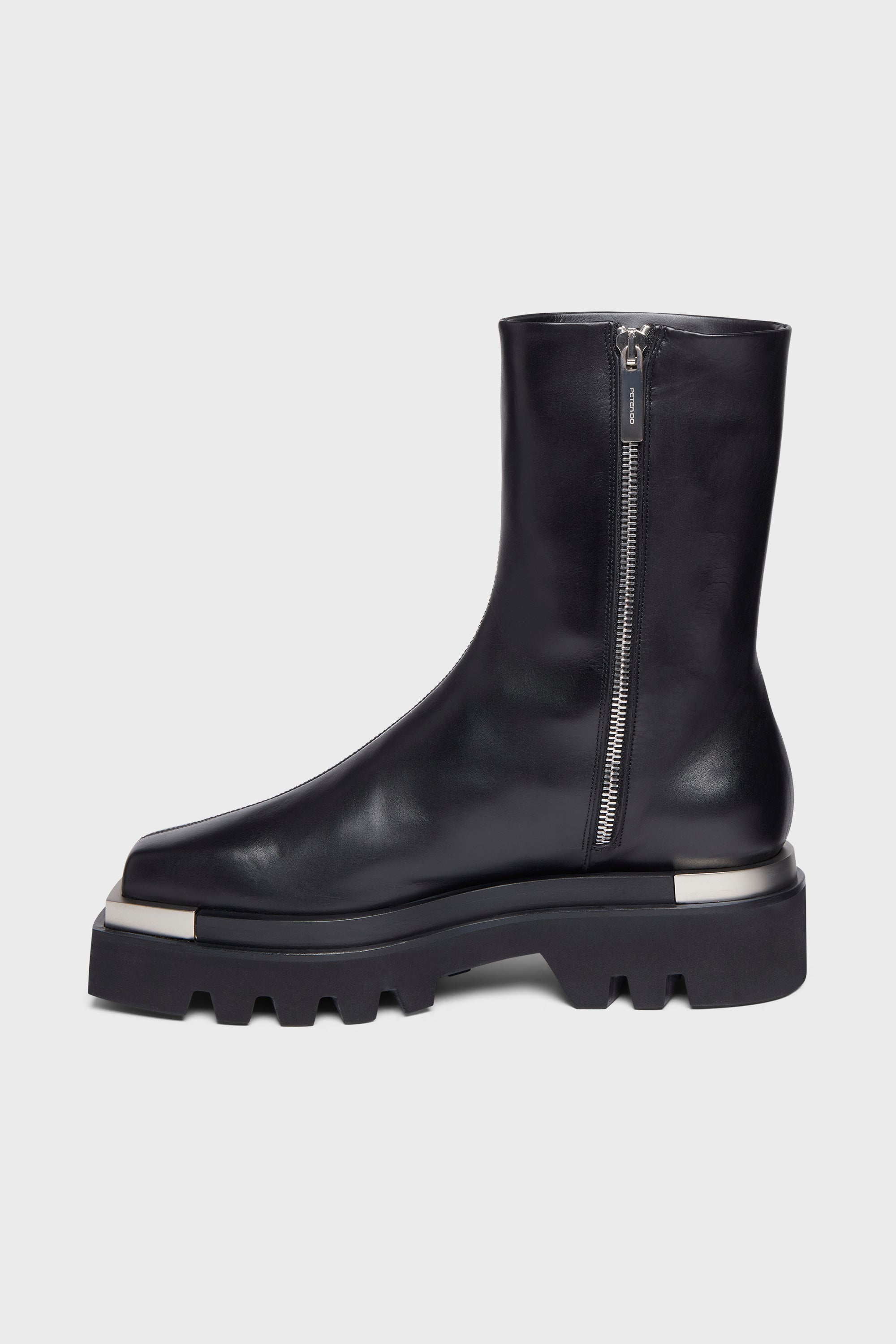 PETER DO - COMBAT BOOT WITH SILVER METAL TIP – LABSTORE WORLD