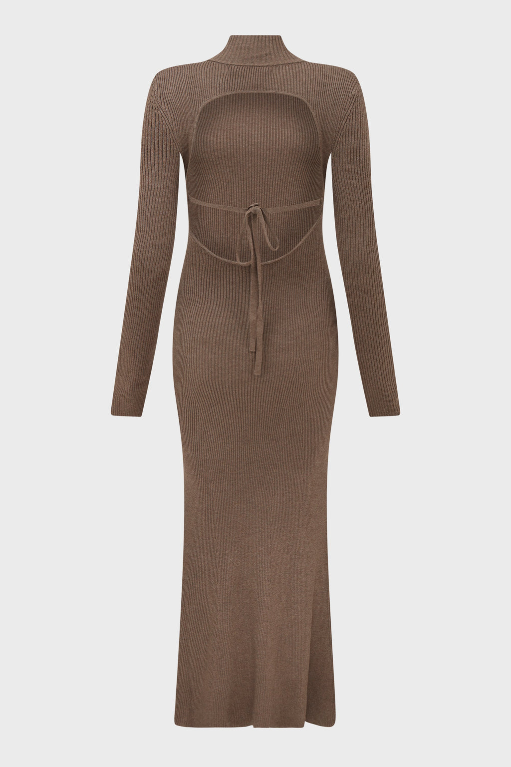 BACK CUT OUT KNIT DRESS