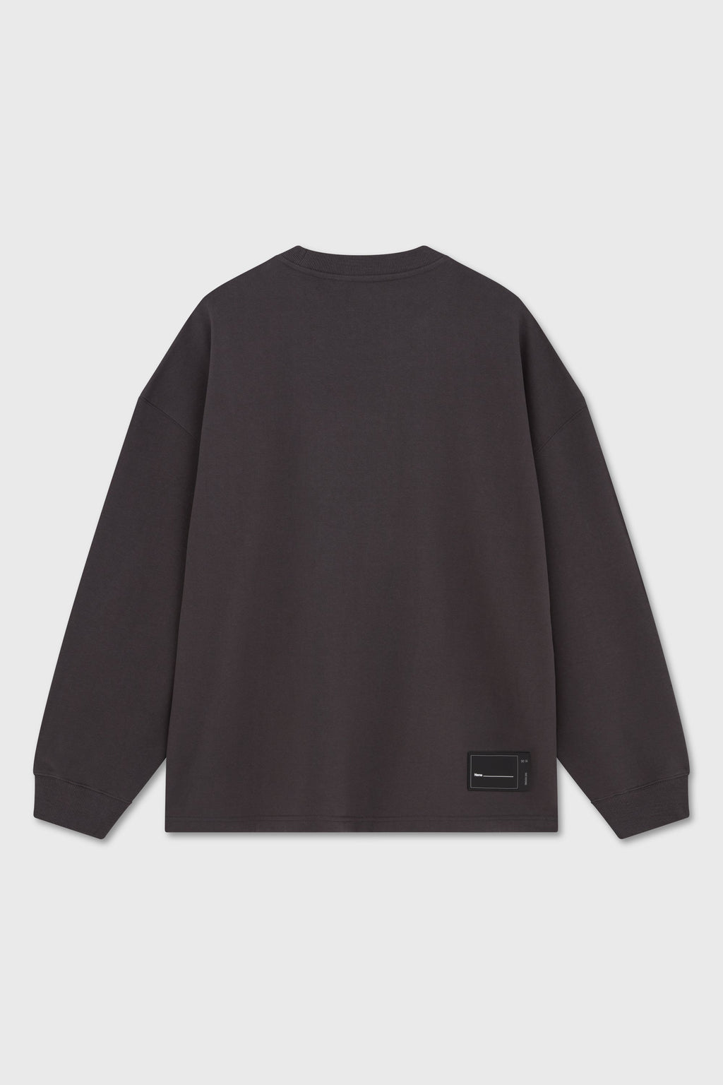 CHARCOAL FRONT LOGO SWEATSHIRT