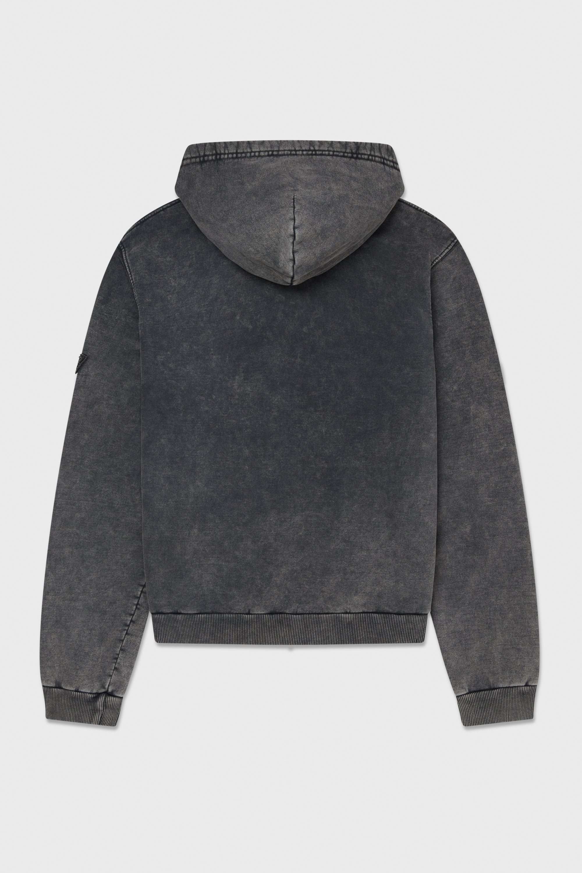 TRAPEZOID ZIPPED HOODIE