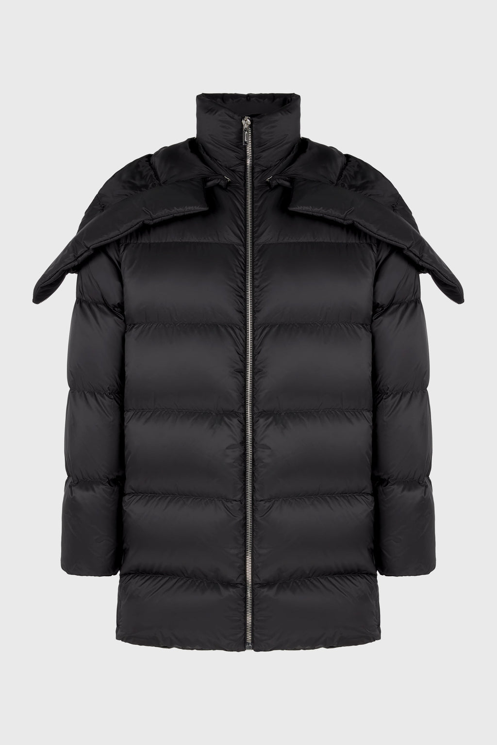 HOODED CYCLOPIC COAT BLACK