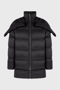 HOODED CYCLOPIC COAT BLACK