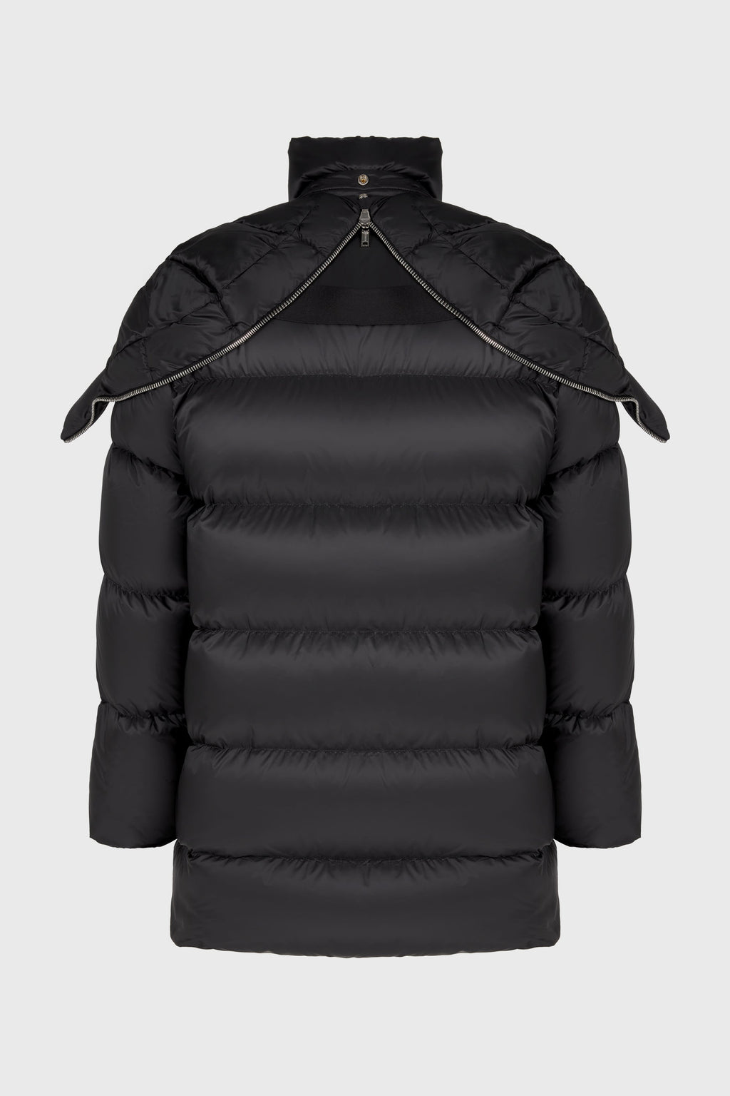 HOODED CYCLOPIC COAT BLACK