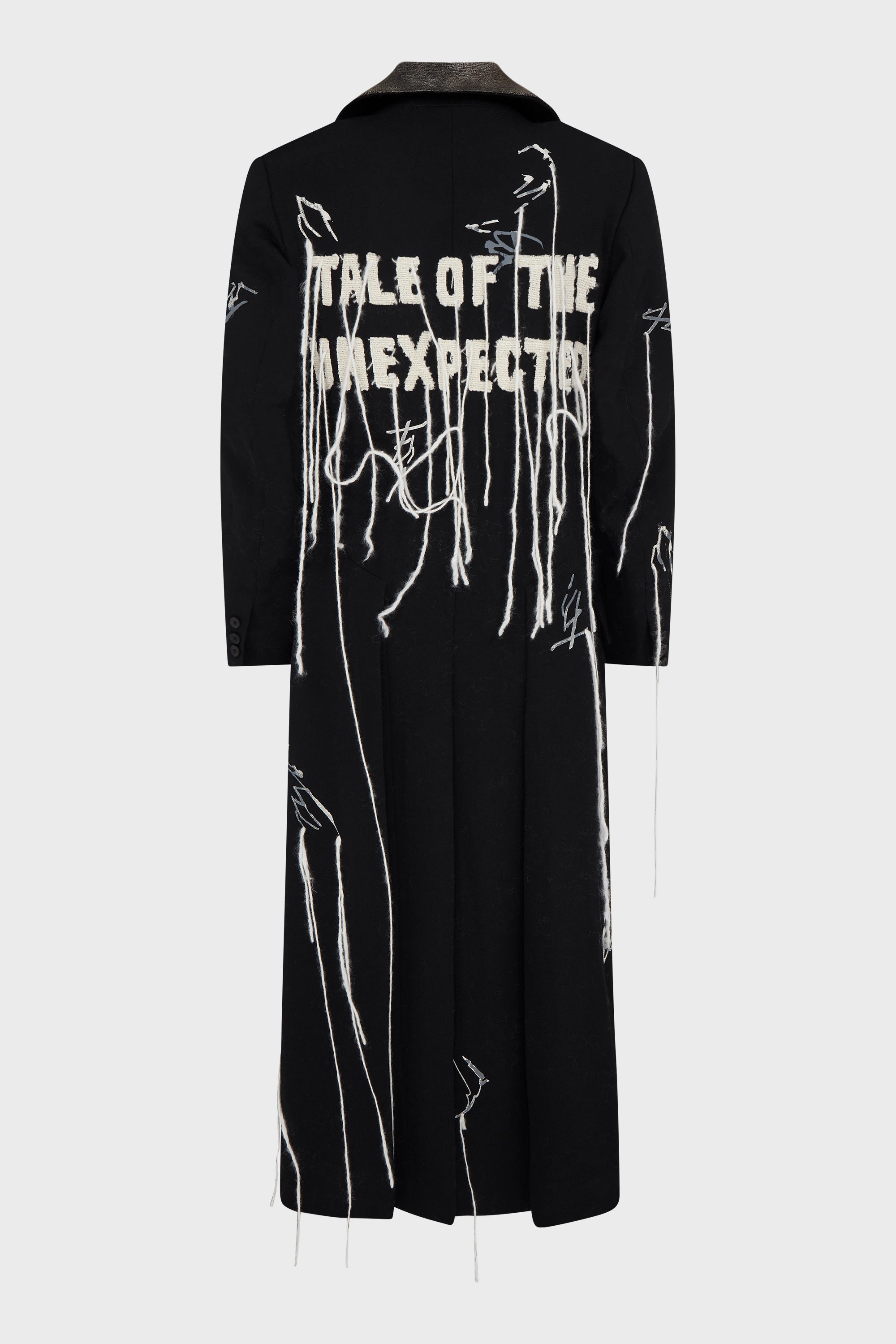 YOHJI YAMAMOTO POUR HOMME - I-PATTERN LEATHER SWITCH W JKT