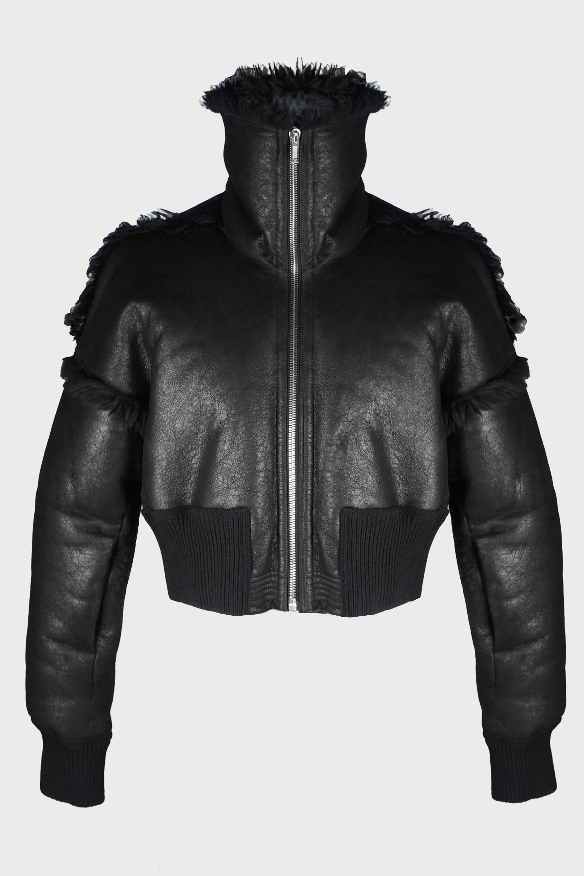 RICK OWENS - FLIGHT JKT CROPPED BLACK – LABSTORE WORLD