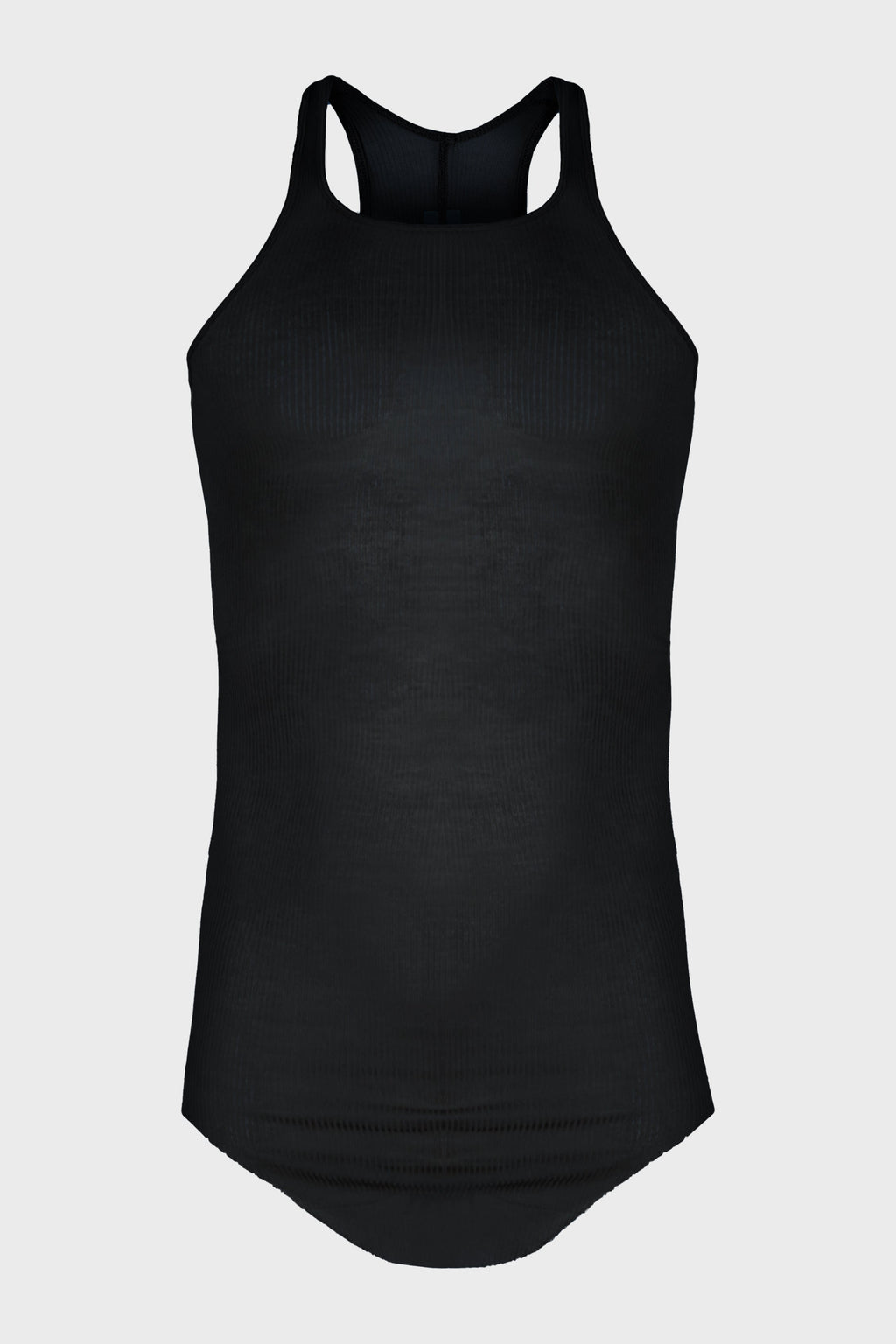 BASIC RIB TANK BLACK MENS