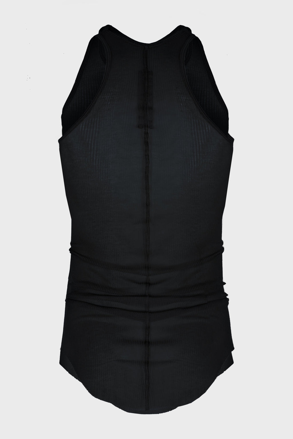 BASIC RIB TANK BLACK MENS