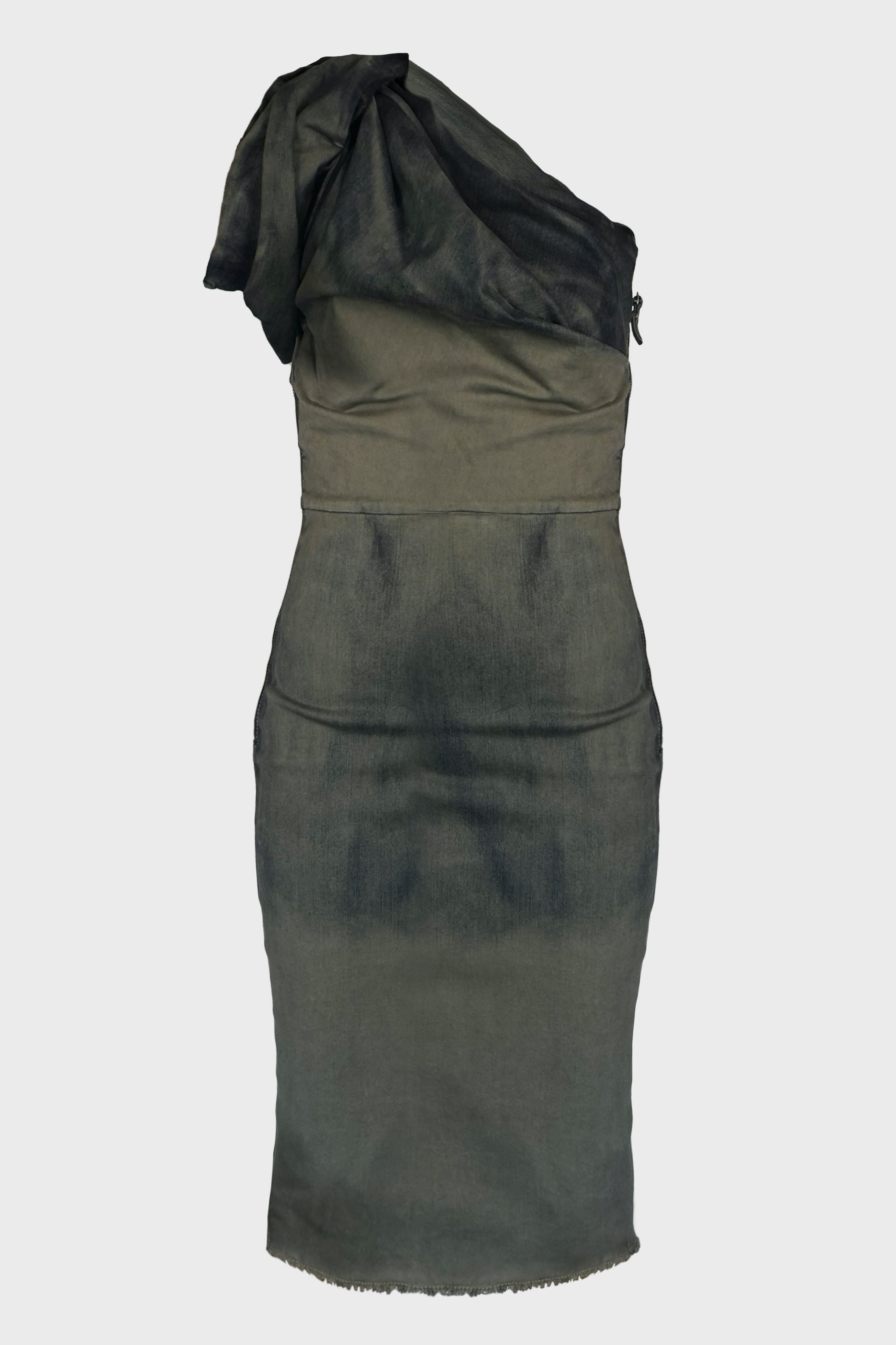 TWIST DRESS DARKDUST DEGRADE