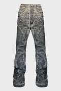 BOLAN BOOTCUT BLACK WASHED FOIL