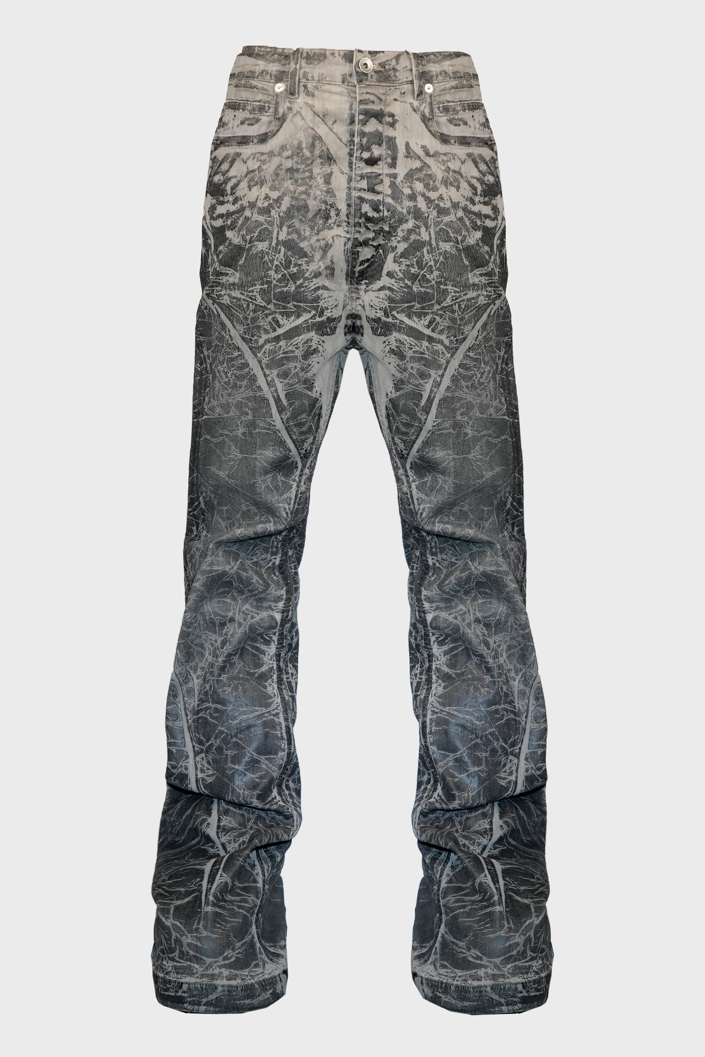 BOLAN BOOTCUT BLACK WASHED FOIL