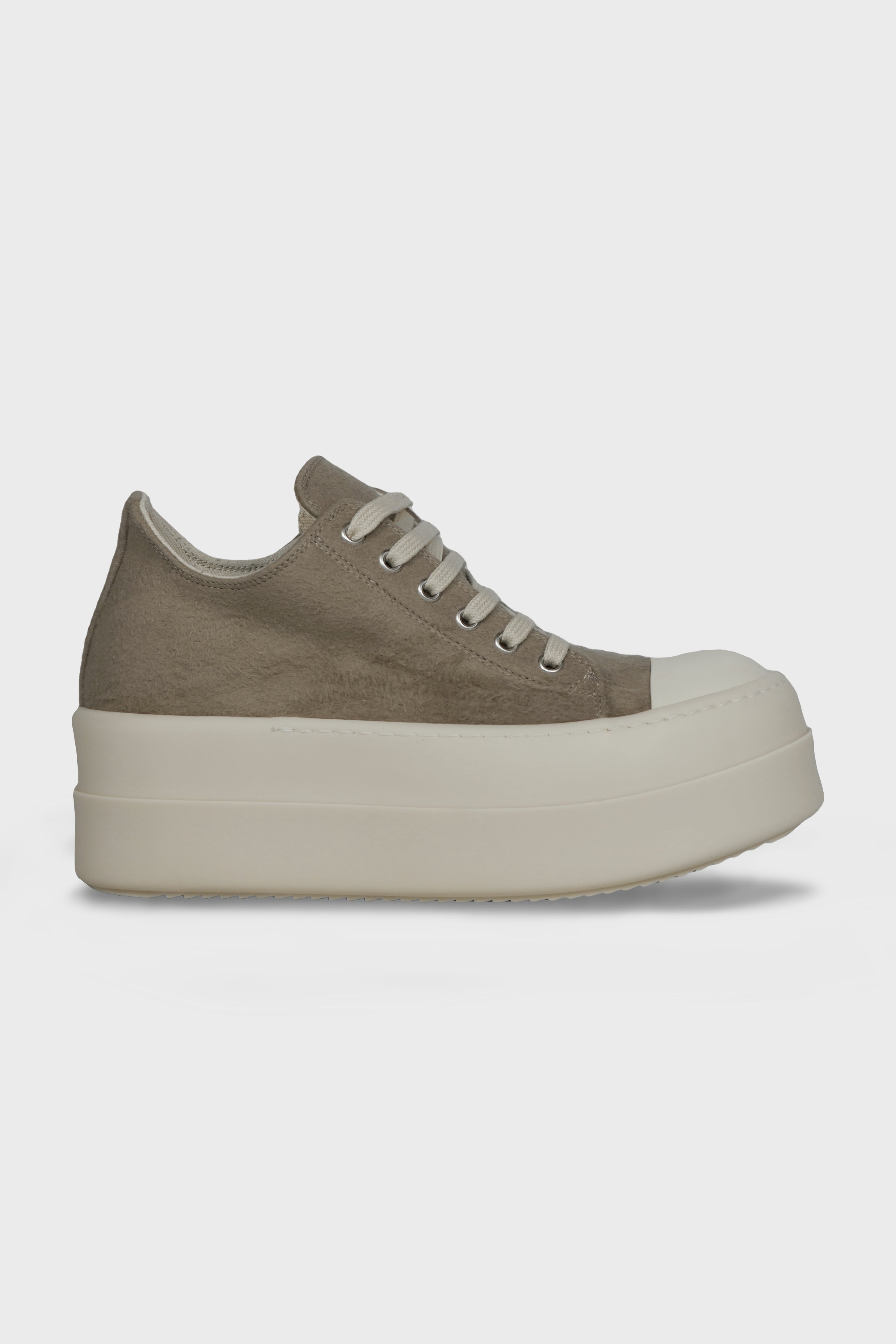 RICK OWENS DRKSHDW - DOUBLE BUMPER LOW SNEAKS DIRTY PEARL 