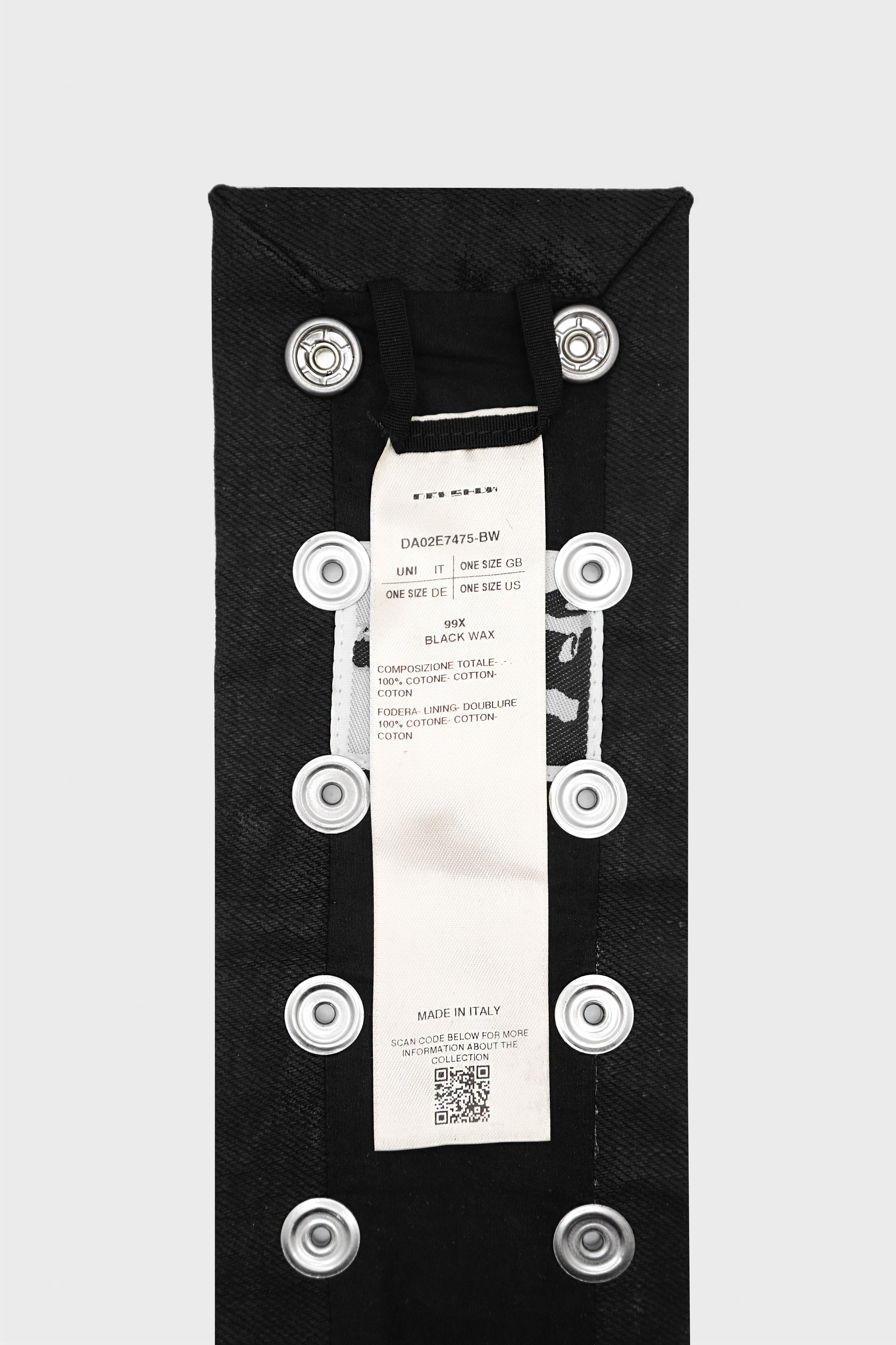 STROBE NECK BAND BLACK WAX