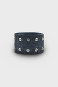STROBE NECK BAND WASHED GREY