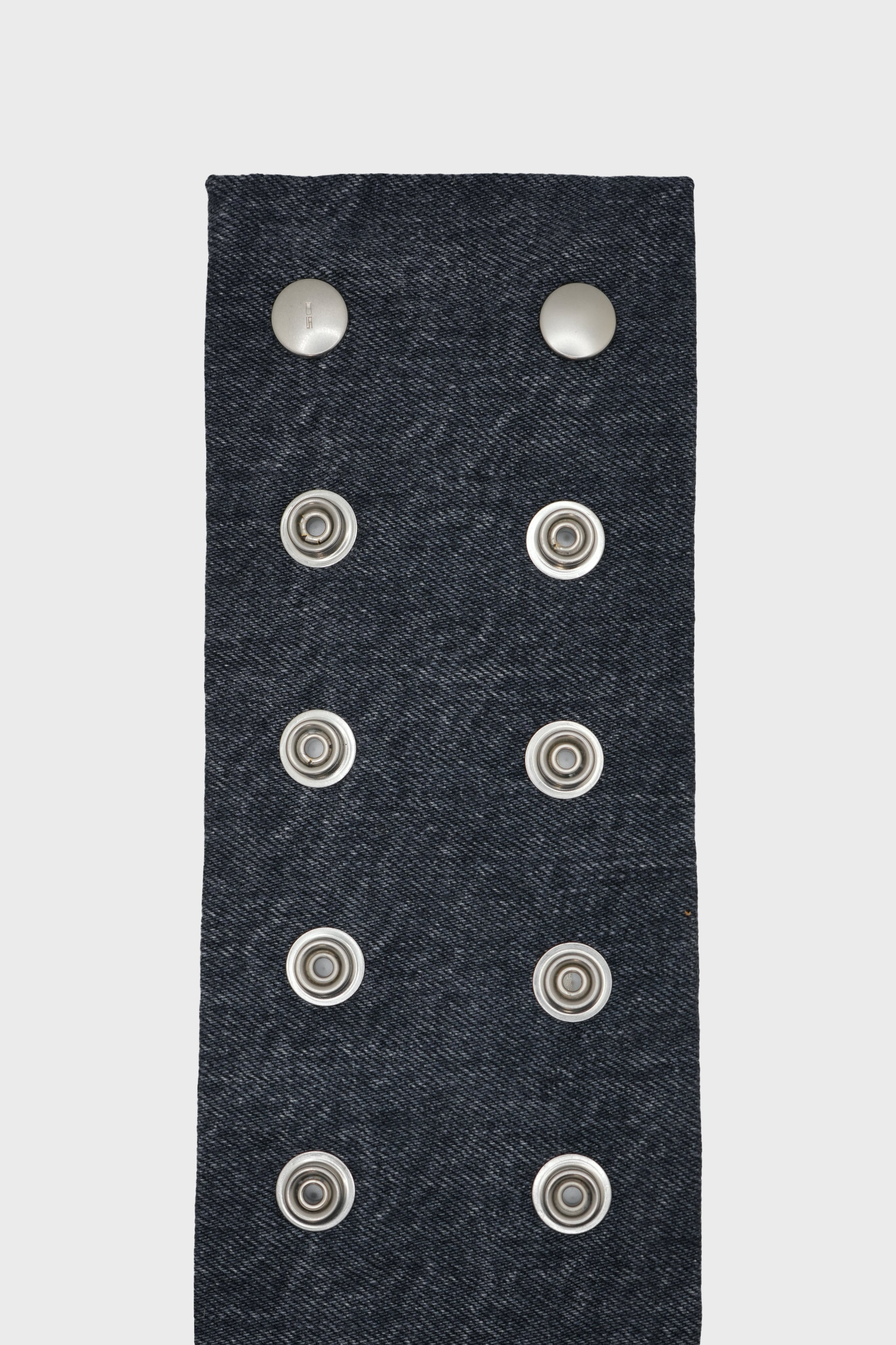 STROBE NECK BAND WASHED GREY