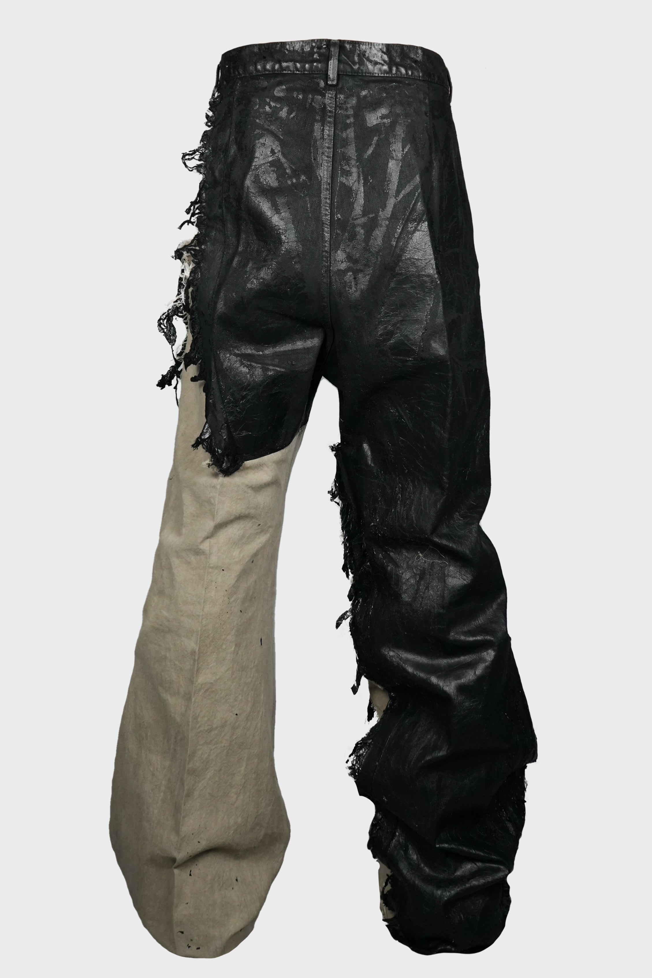 RICK OWENS - JORIS TROUSERS BLACK/NATURAL – LABSTORE WORLD