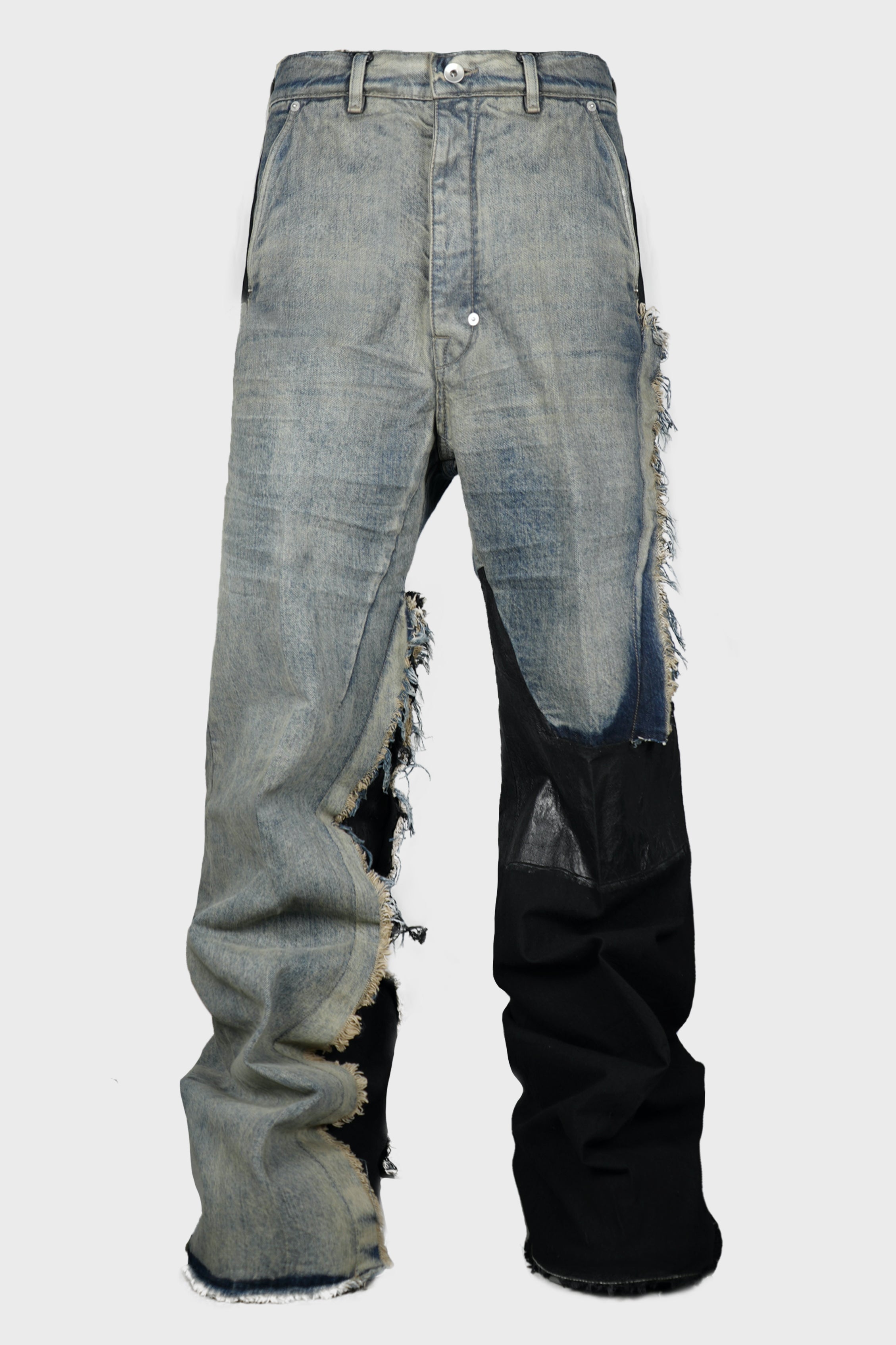 RICK OWENS - JORIS TROUSERS DIRTY HUSTLER/BLACK – LABSTORE WORLD