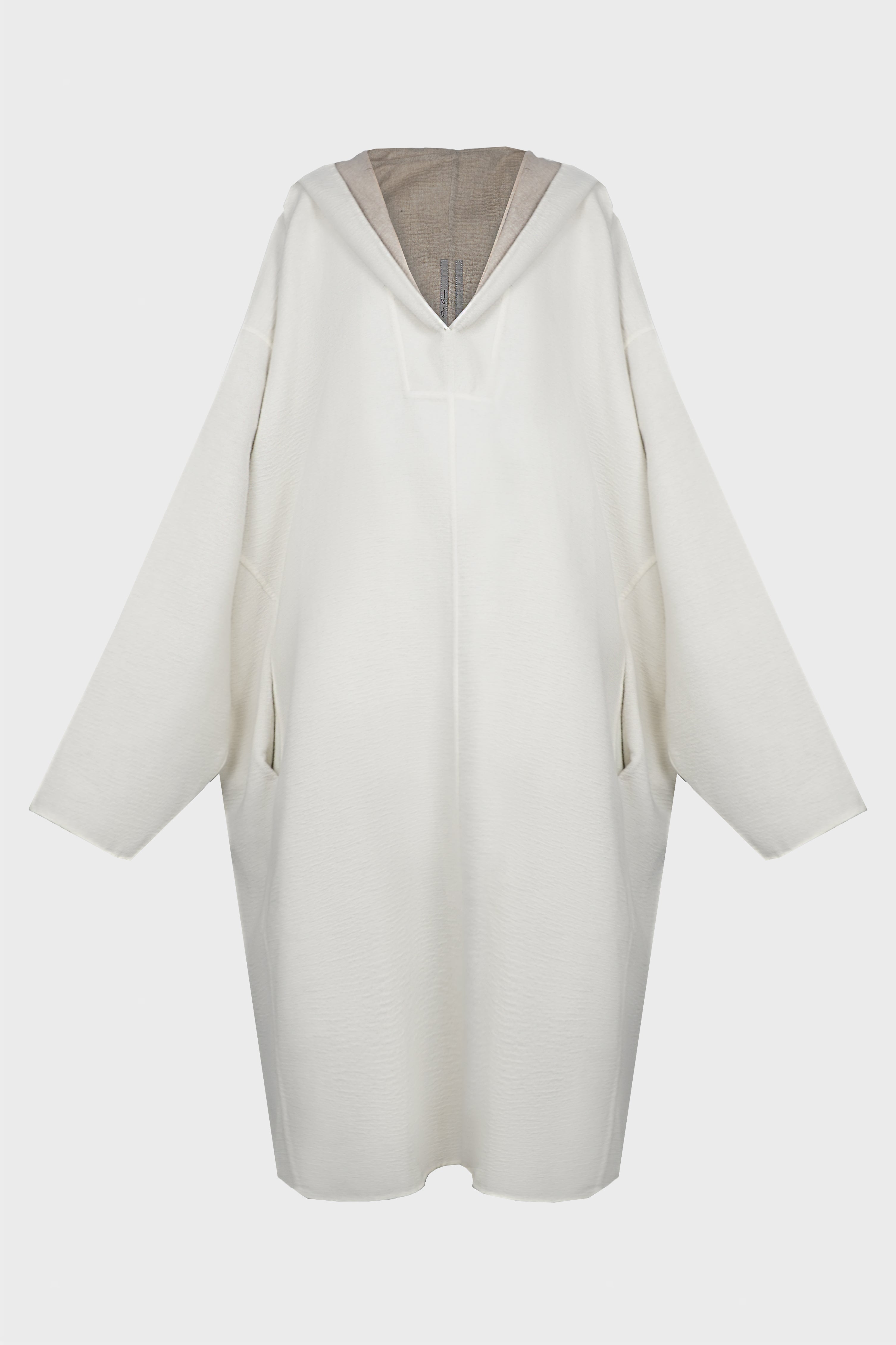 KNEE LS KAFTAN MILK/PEARL