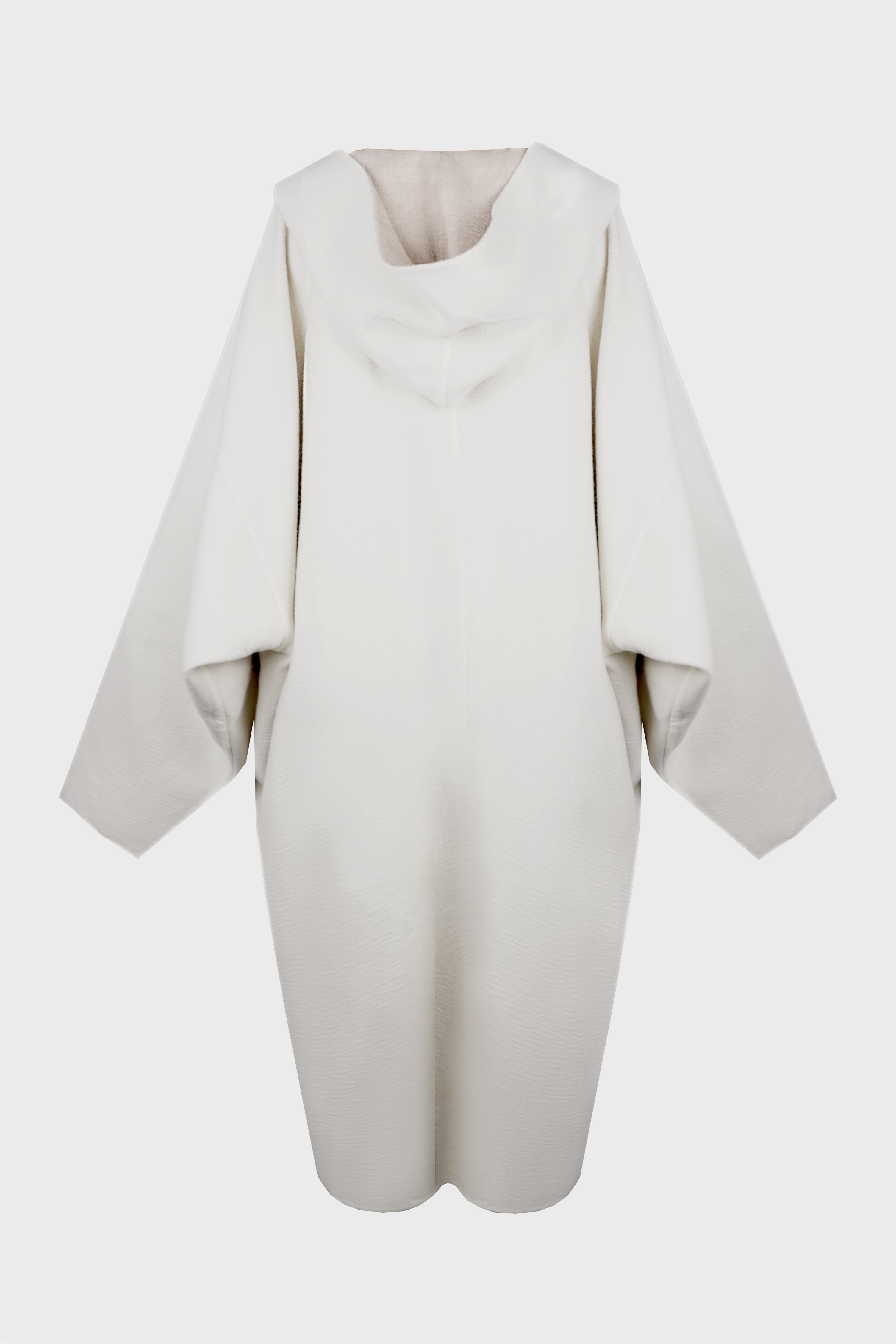 KNEE LS KAFTAN MILK/PEARL