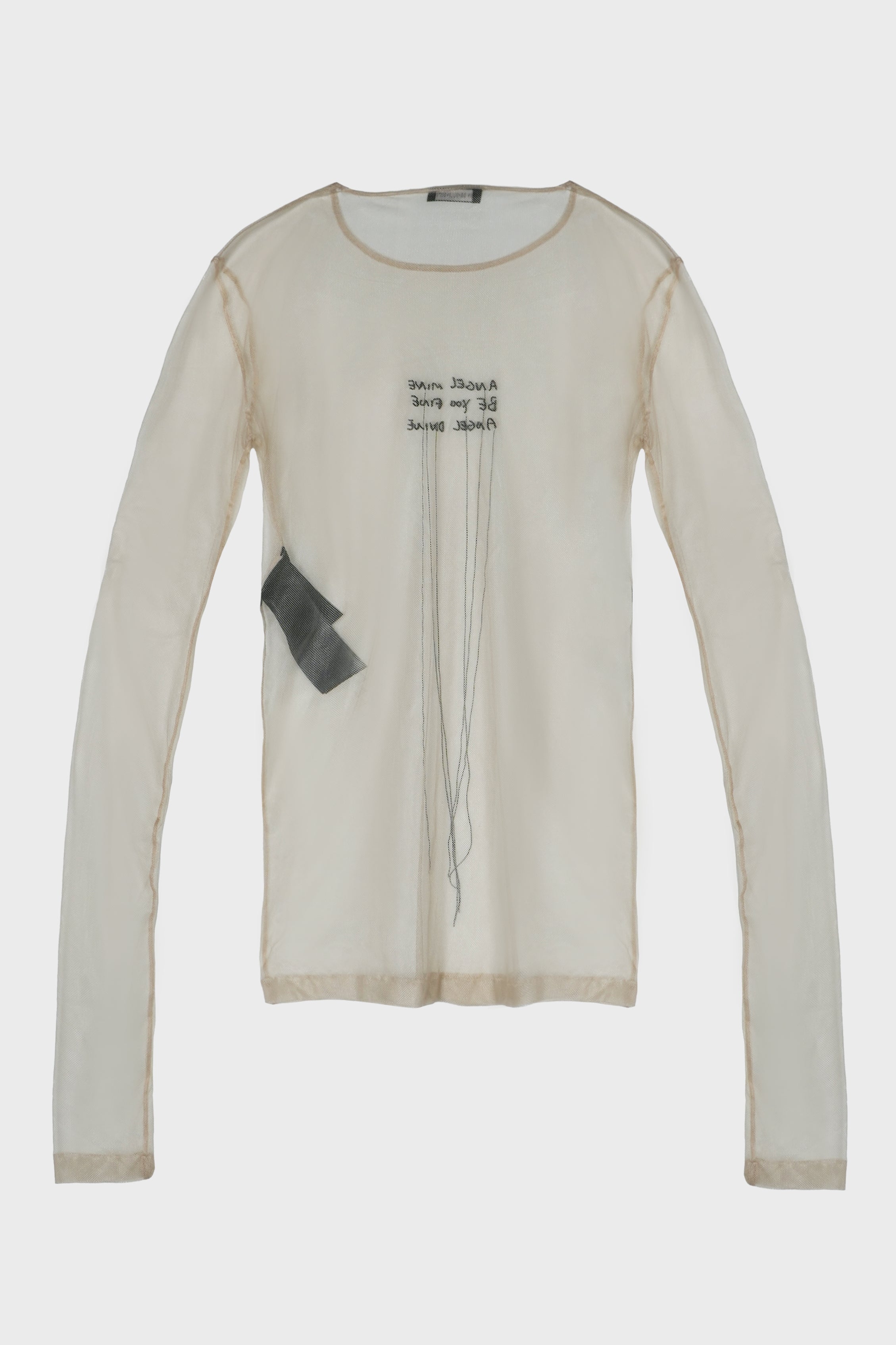 FIENE SLIM FIT LONGSLEEVE T-SHIRT DUSTY NUDE