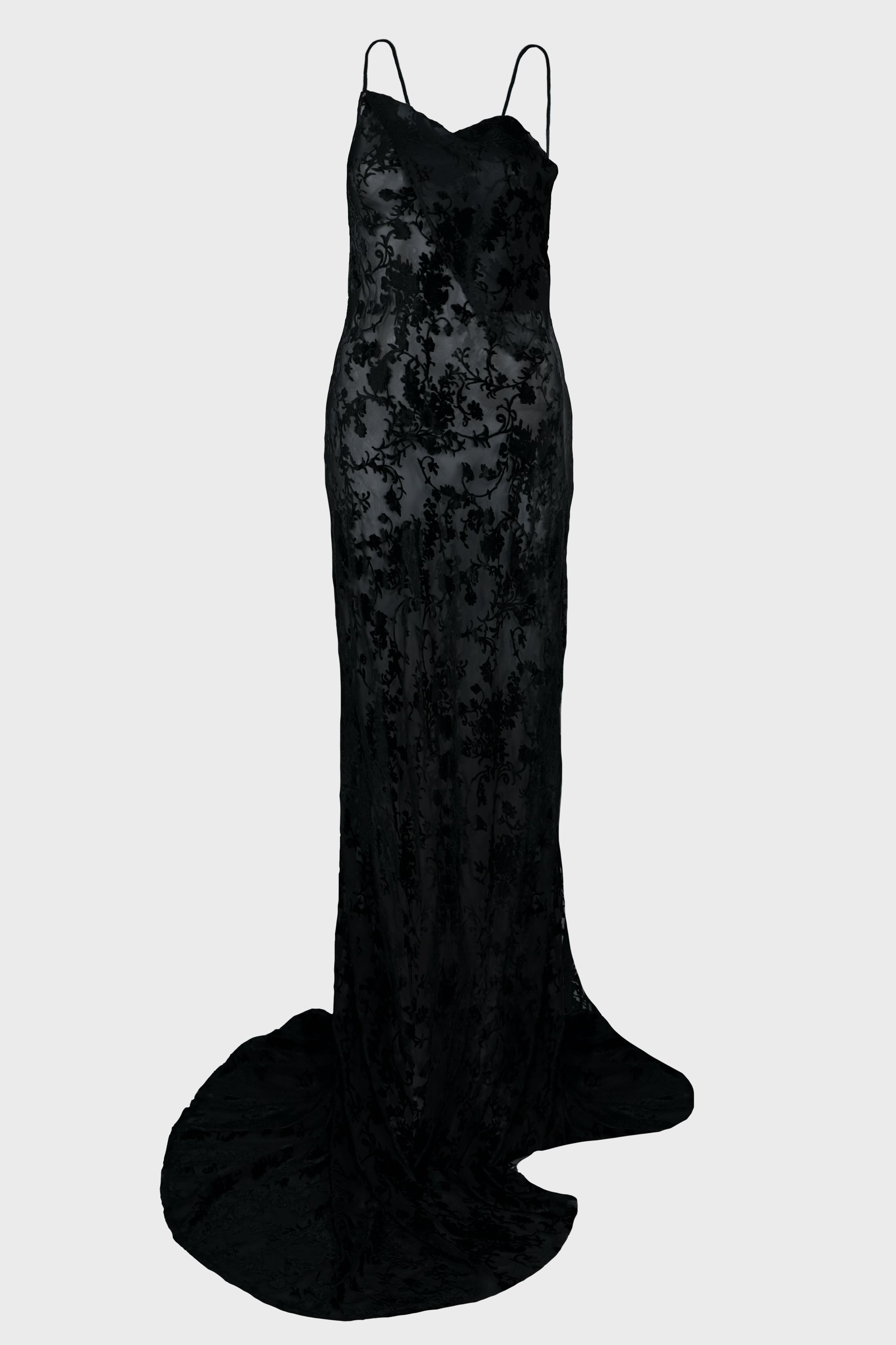 AARICIA LONG BIAS SLIP DRESS