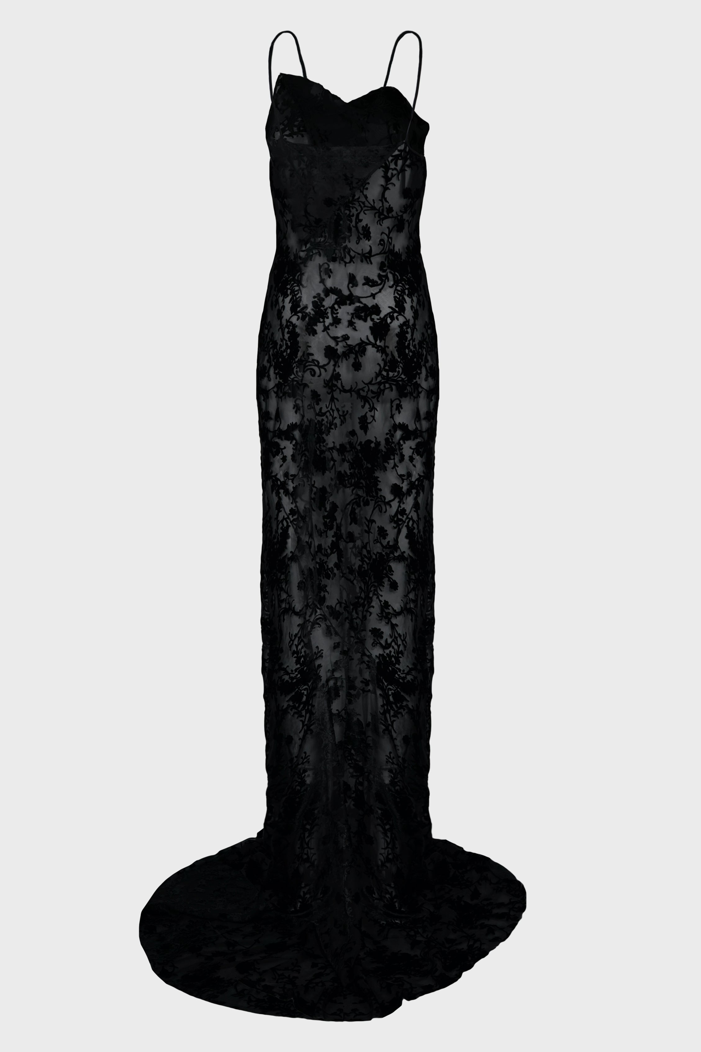 AARICIA LONG BIAS SLIP DRESS