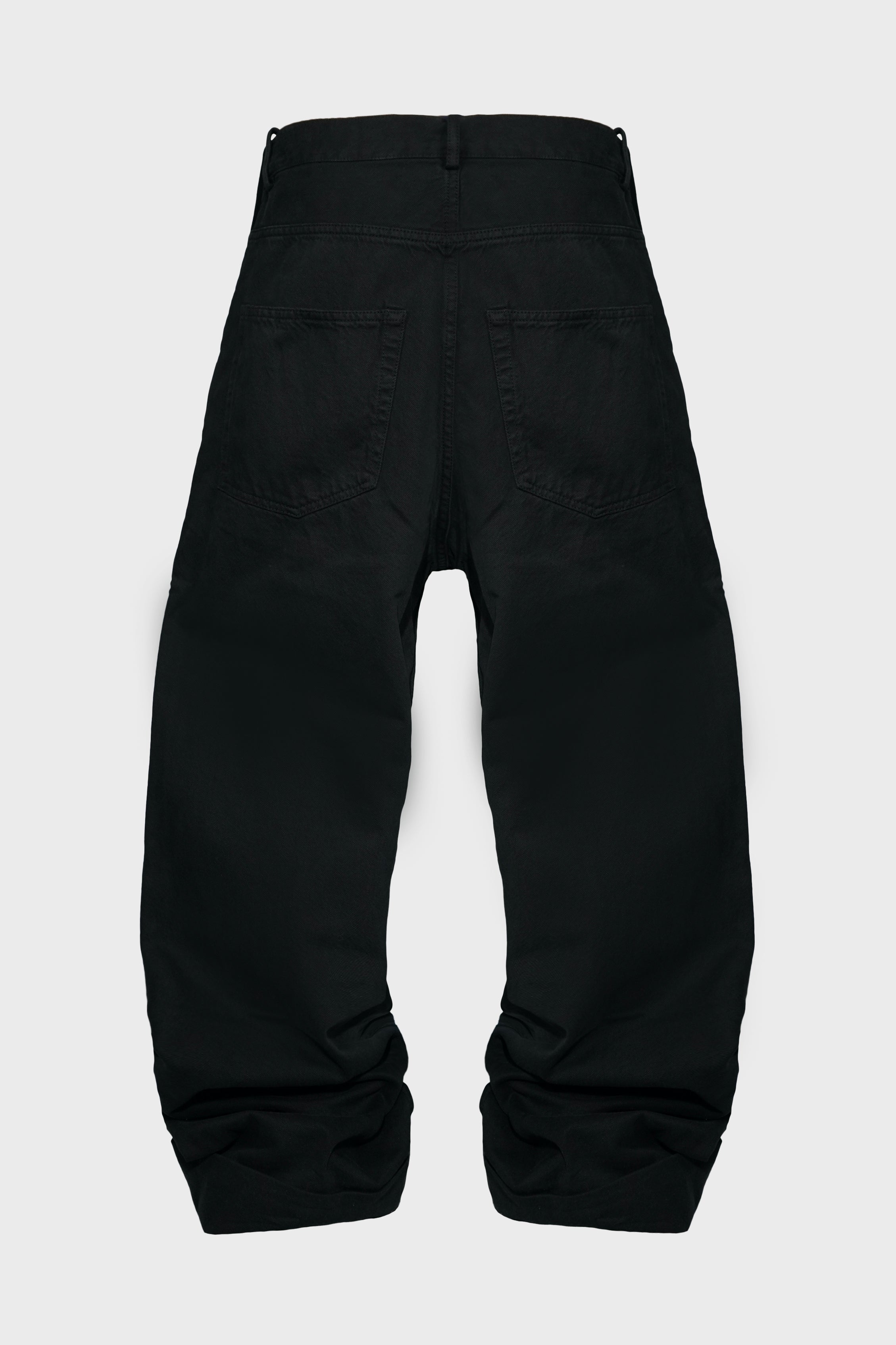 ANN DEMEULEMEESTER - MICHAËL 5-POCKETS HIGH COMFORT TROUSERS BLACK