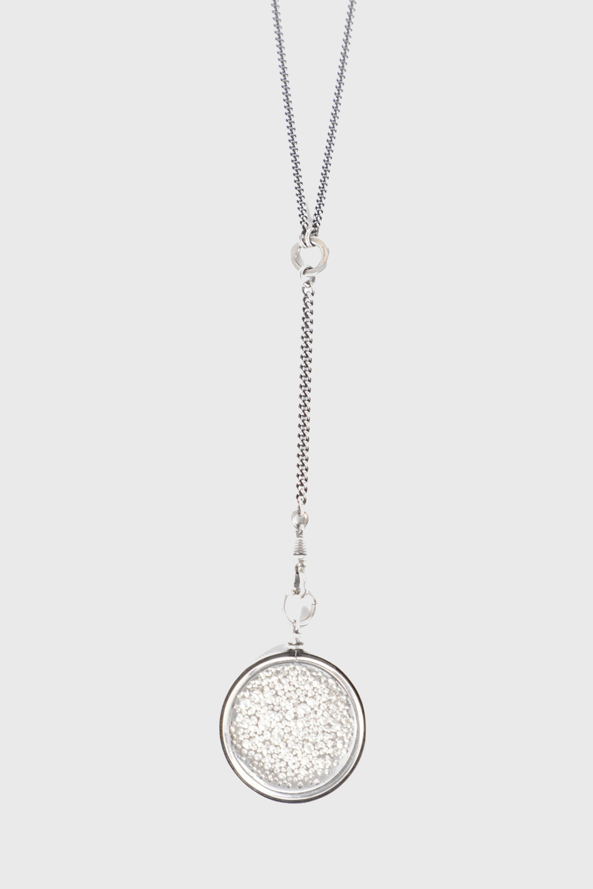 ANN DEMEULEMEESTER - ELSU MEDAILLON NECKLACE FILLED WITH LITTLE