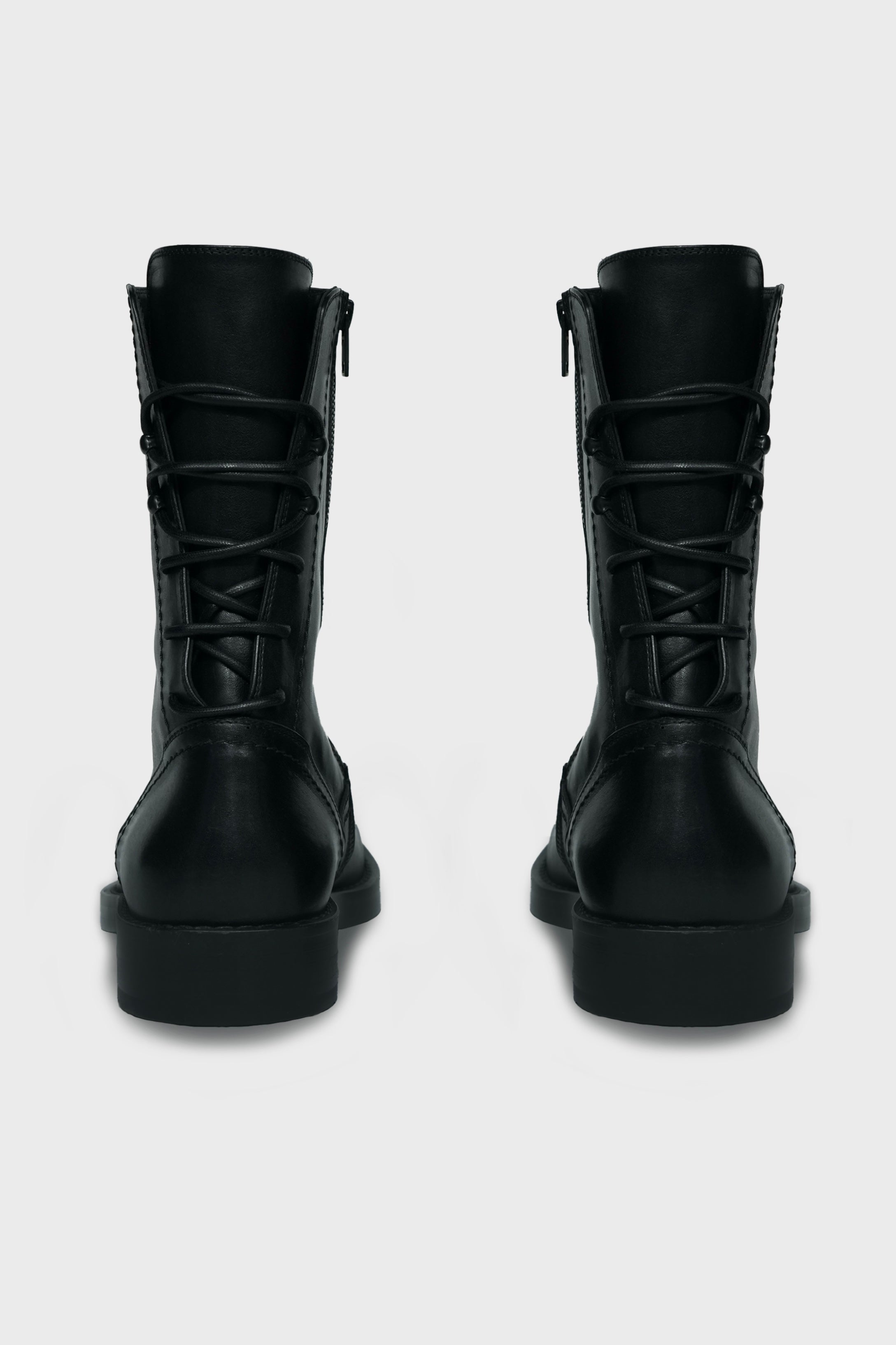 HEIKO LACED BACK ANKLE BOOTS