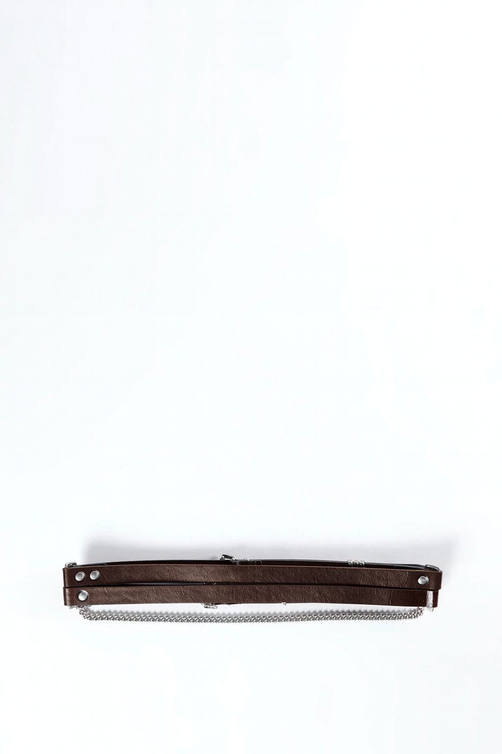 LUEN 4 CM MULTI BELT DARK BROWN