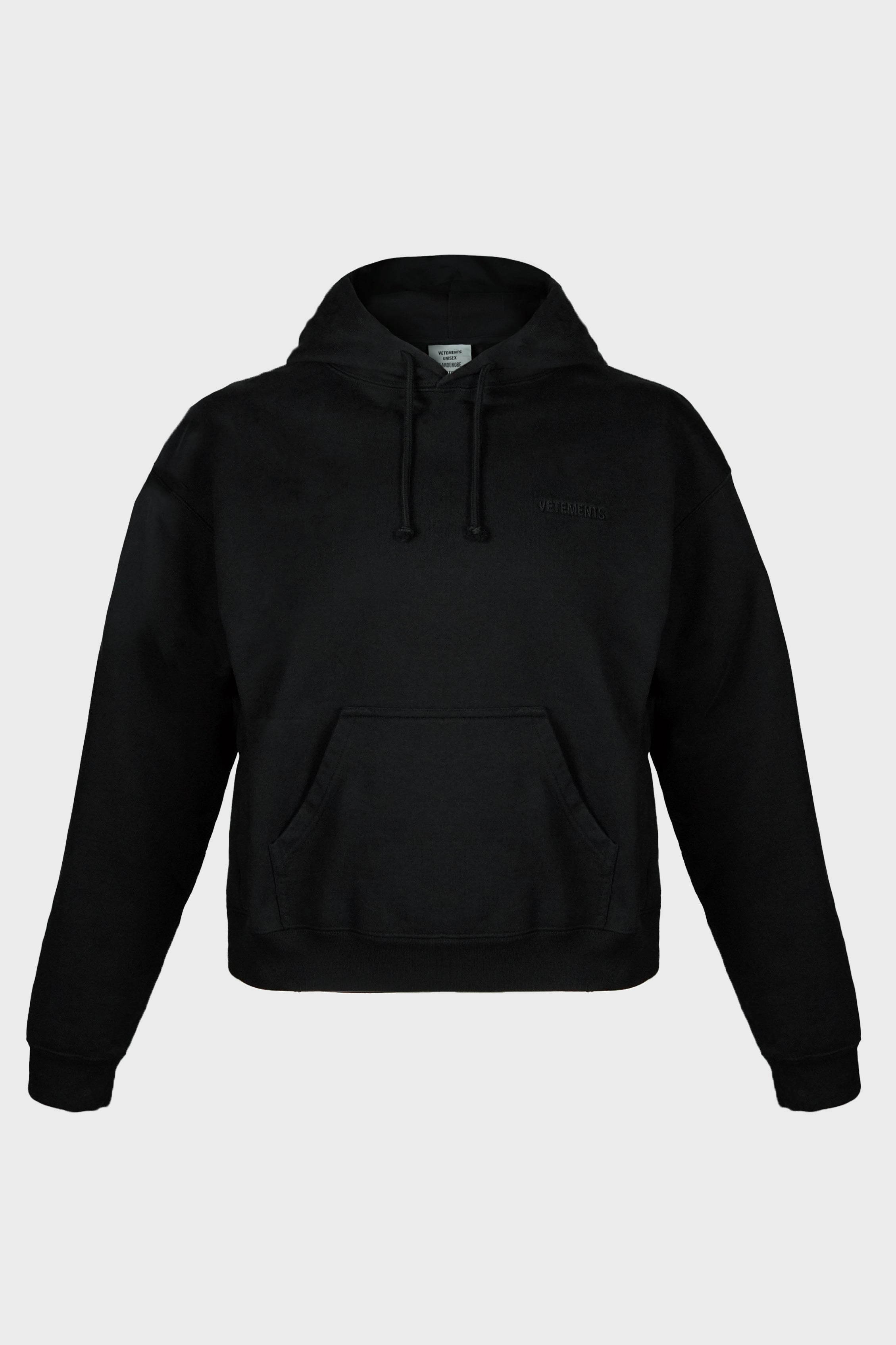 LOGO FITTED HOODIE
