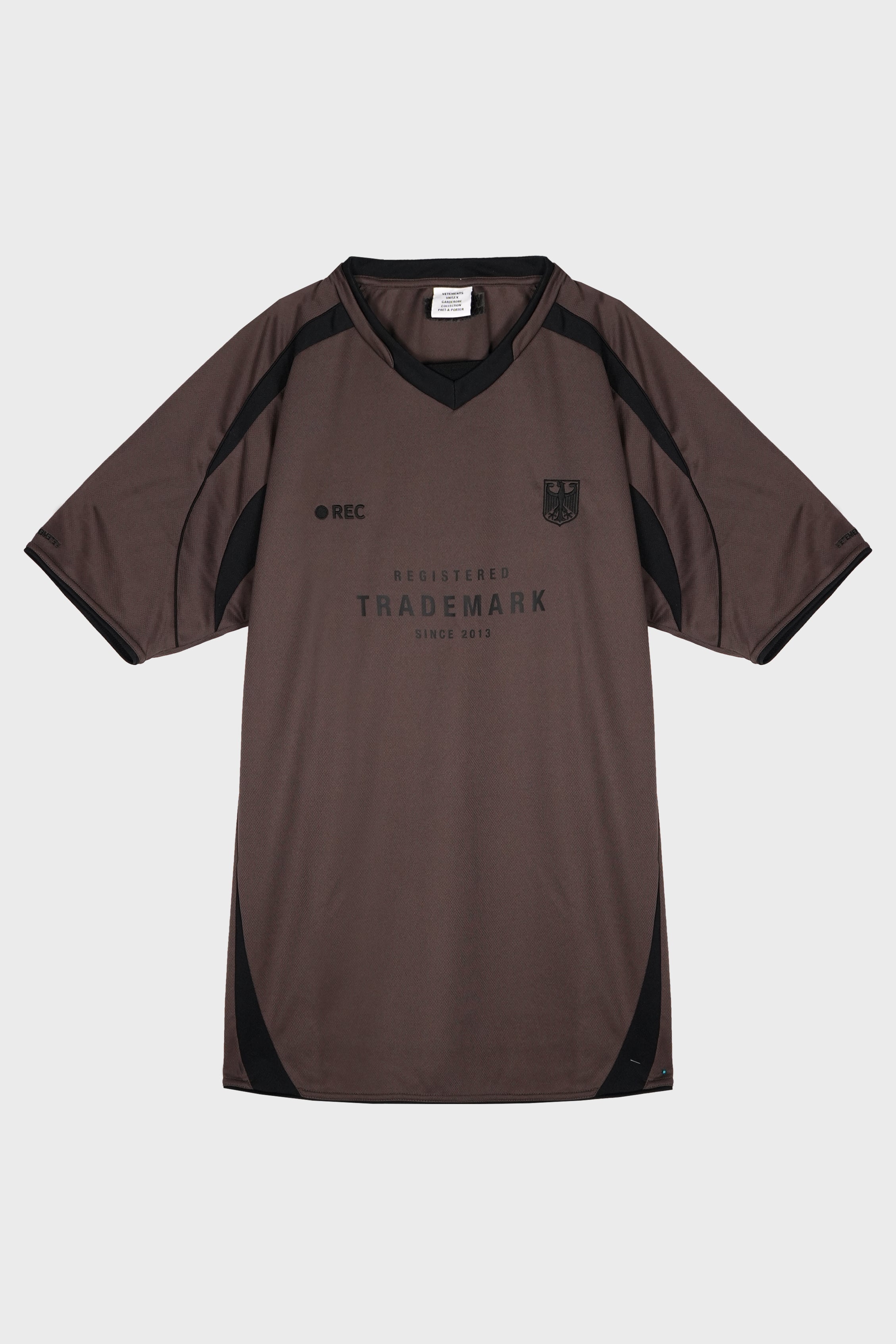 TRADEMARK FOOTBALL JERSEY CHOCOLATE BROWN