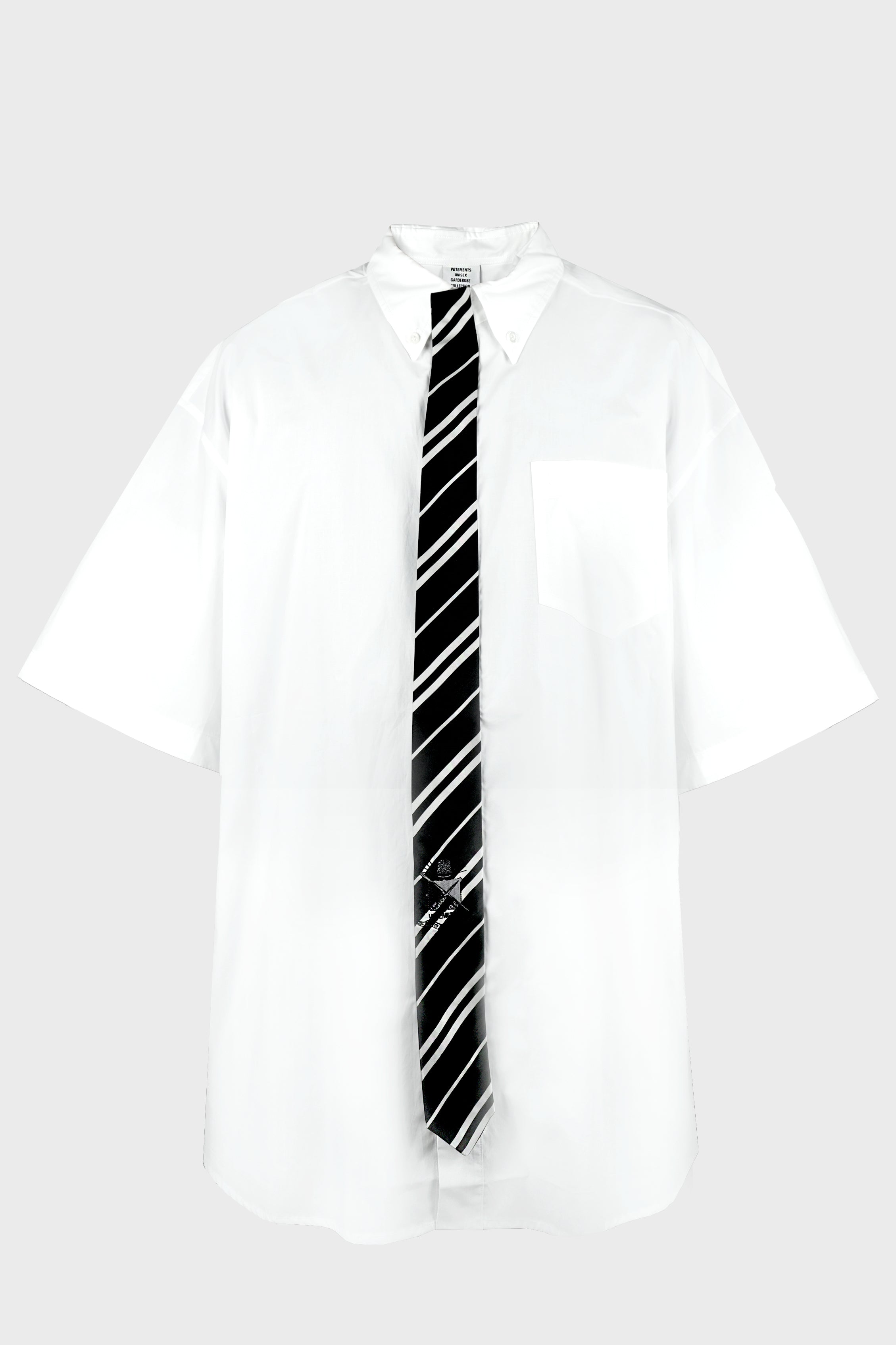 TIE SHORT-SLEEVE SHIRT