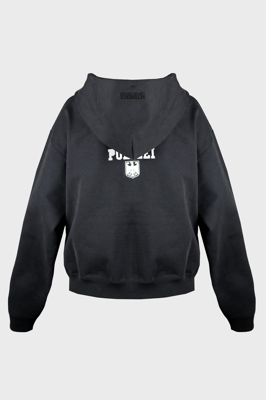 POLIZEI FITTED ZIP-UP HOODIE