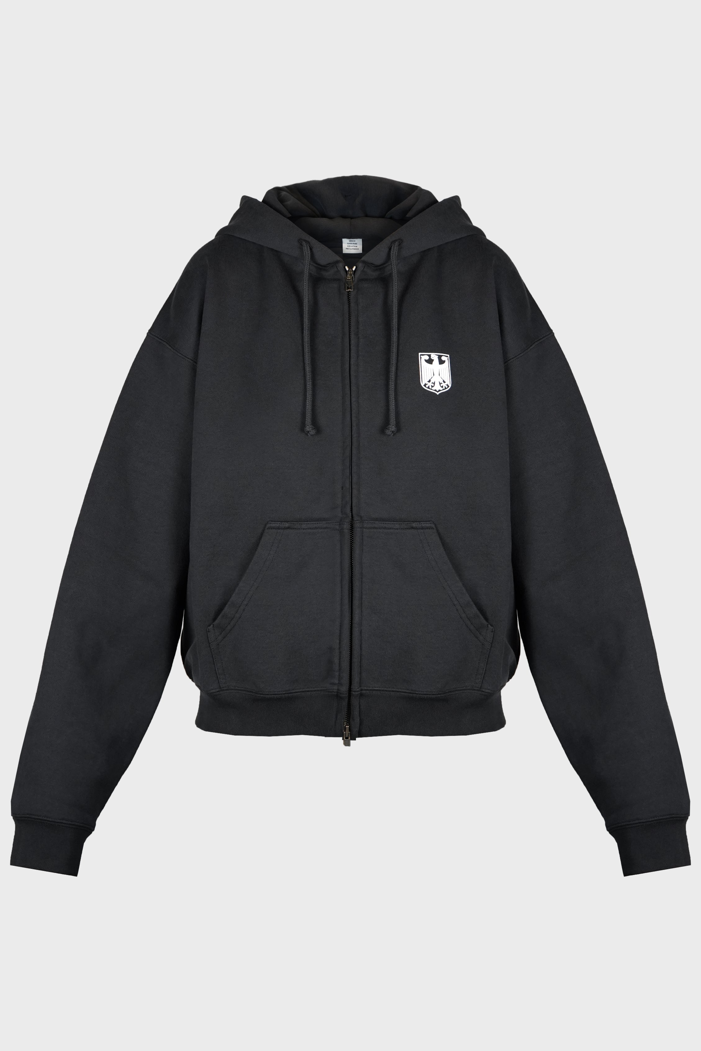 POLIZEI FITTED ZIP-UP HOODIE