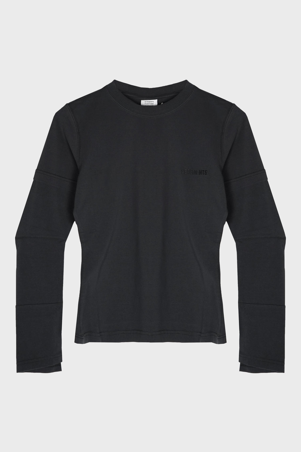 LOGO REWORKED FITTED LONGSLEEVE